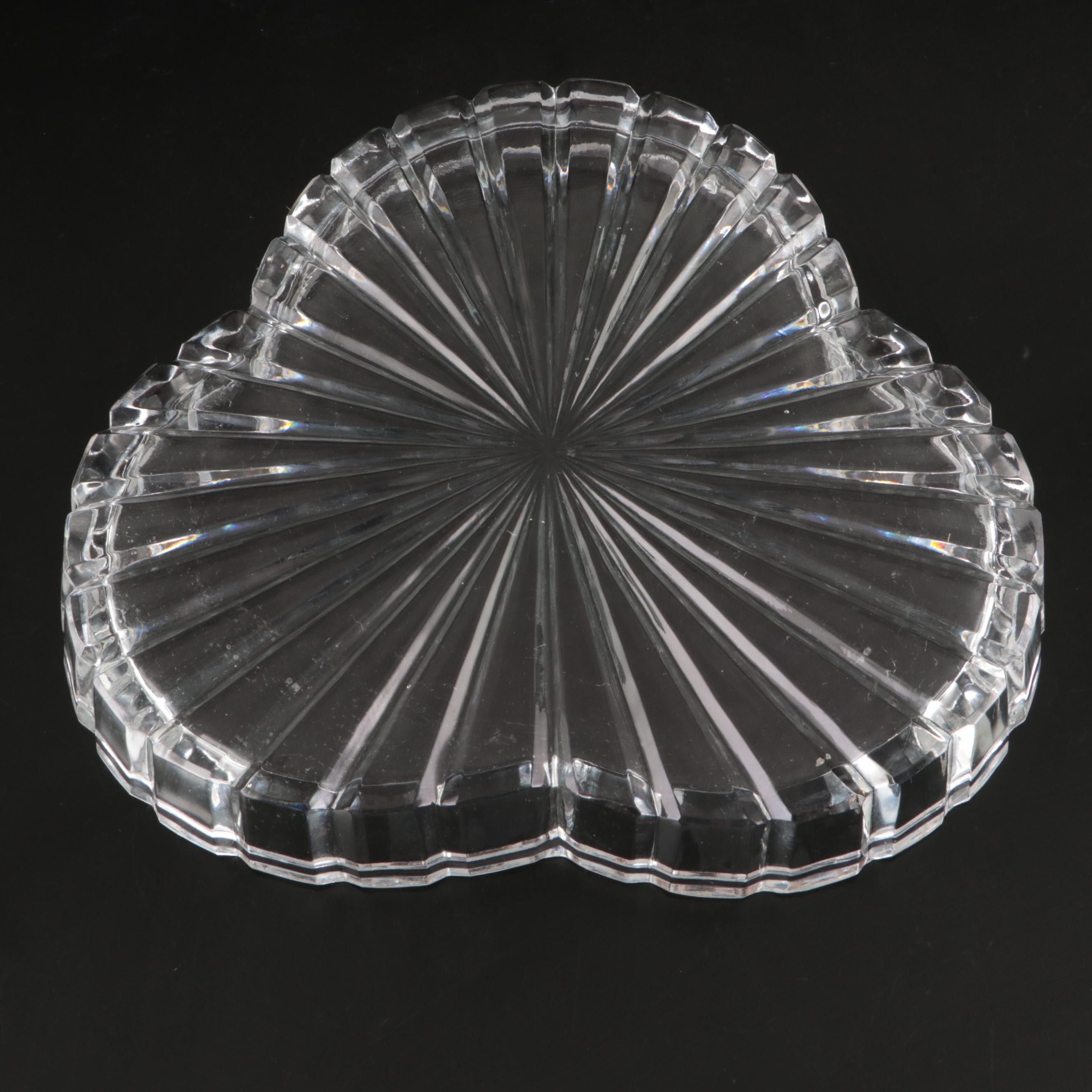 Atlantis "December" Crystal Vase with Other Crystal Glassware