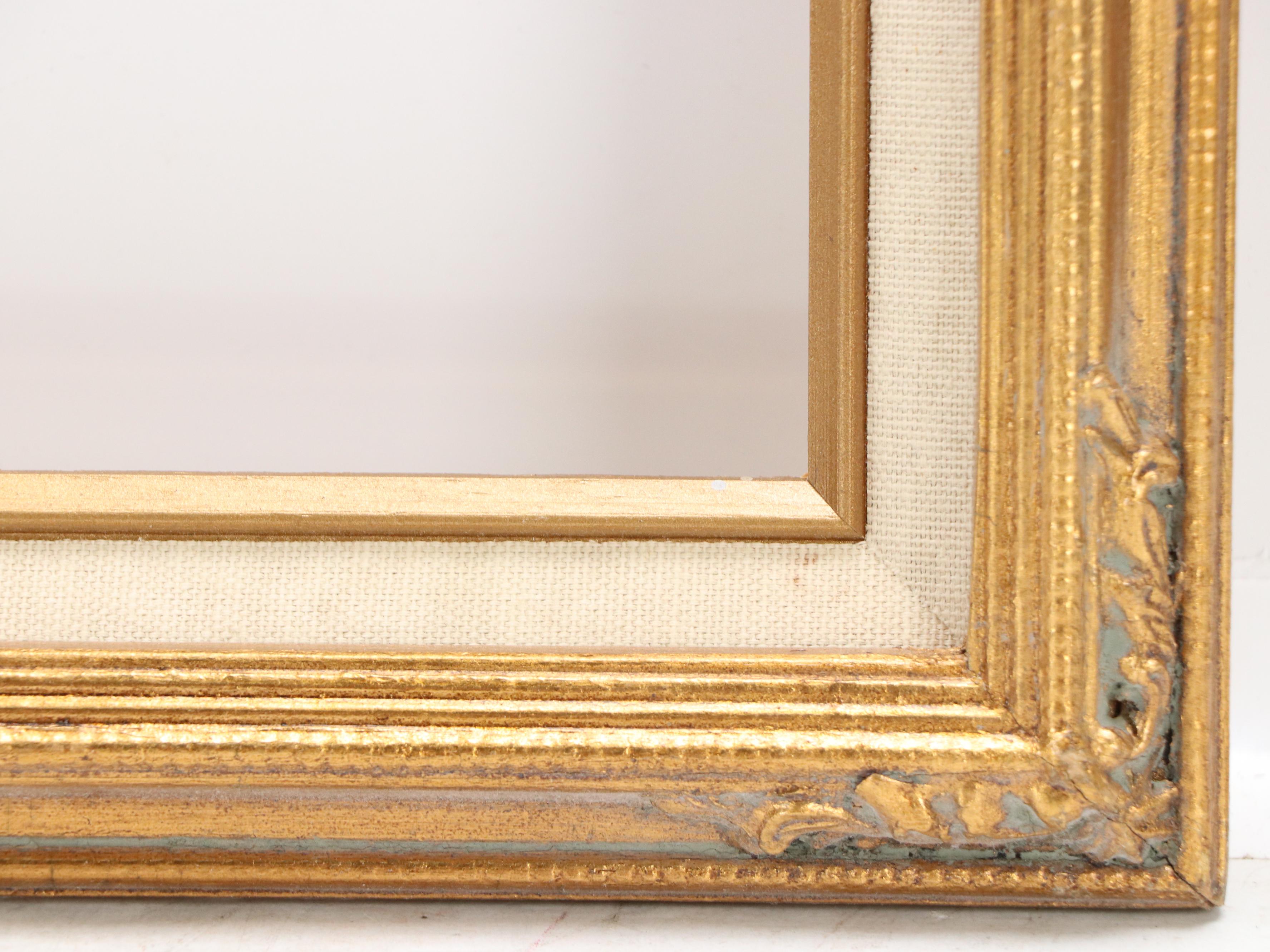 Baroque Style Giltwood Wall Frame and Two Other Frames