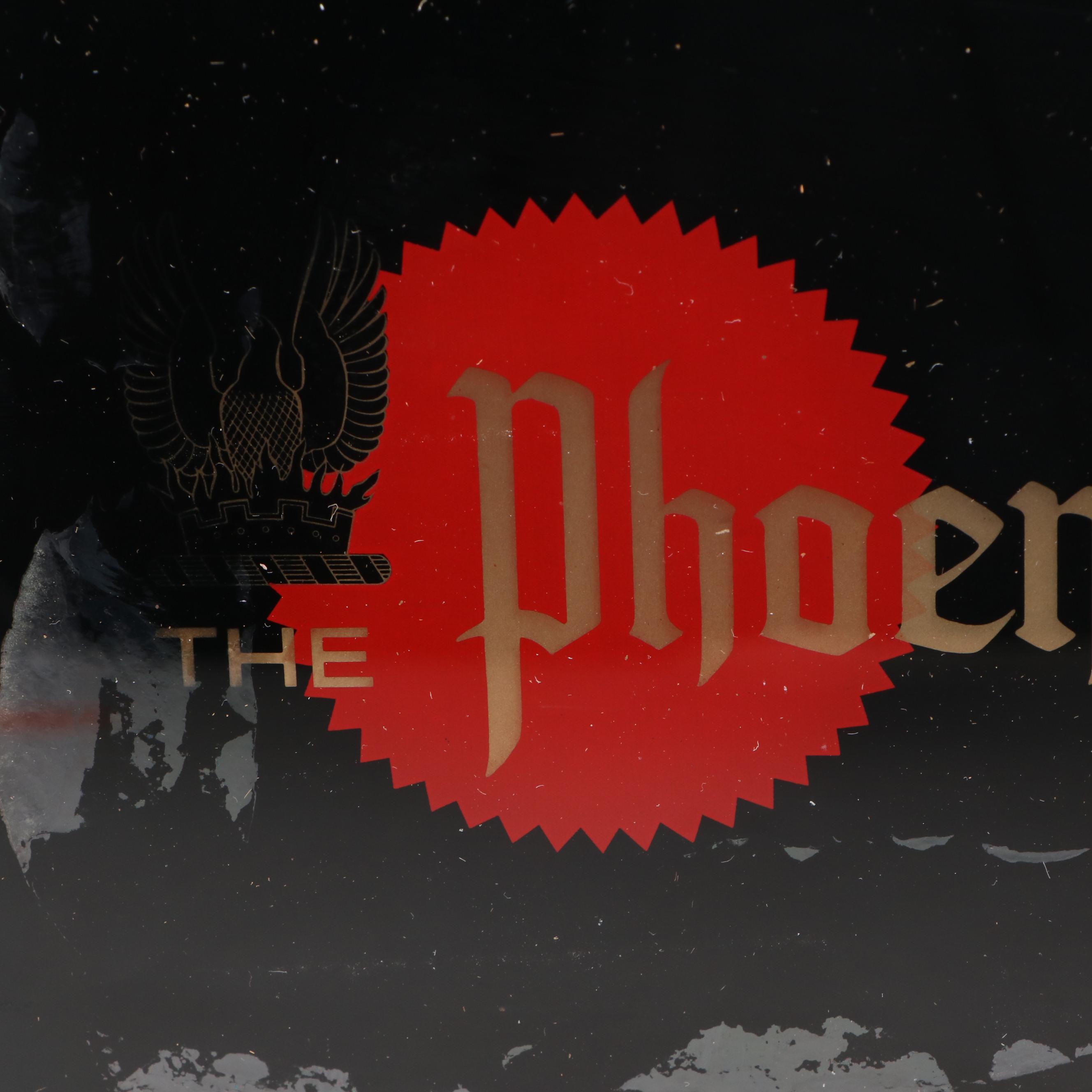 Phoenix Insurance Company Advertisement Sign, Mid-20th Century