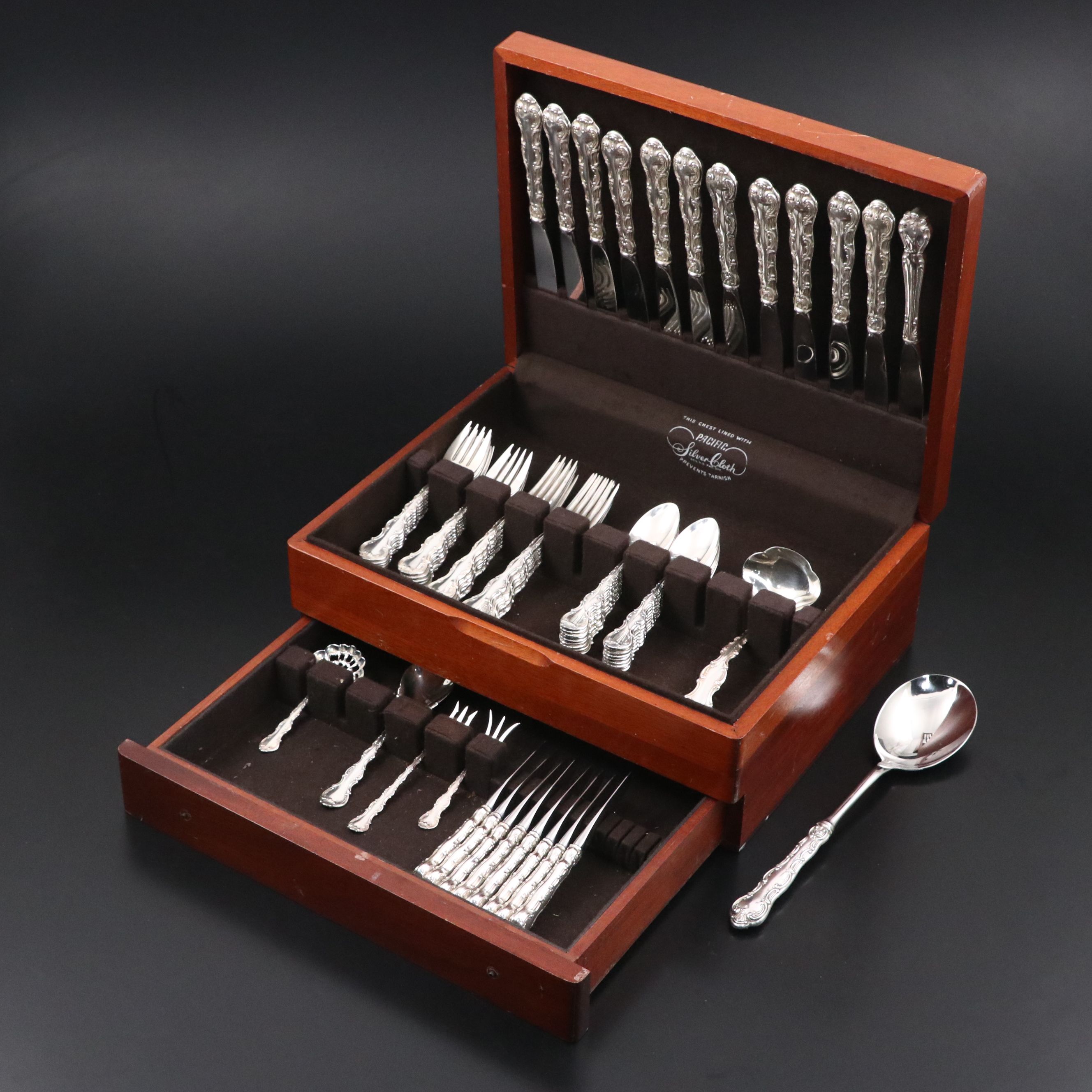 Gorham "Strasbourg" Sterling Silver Flatware and Serving Utensils