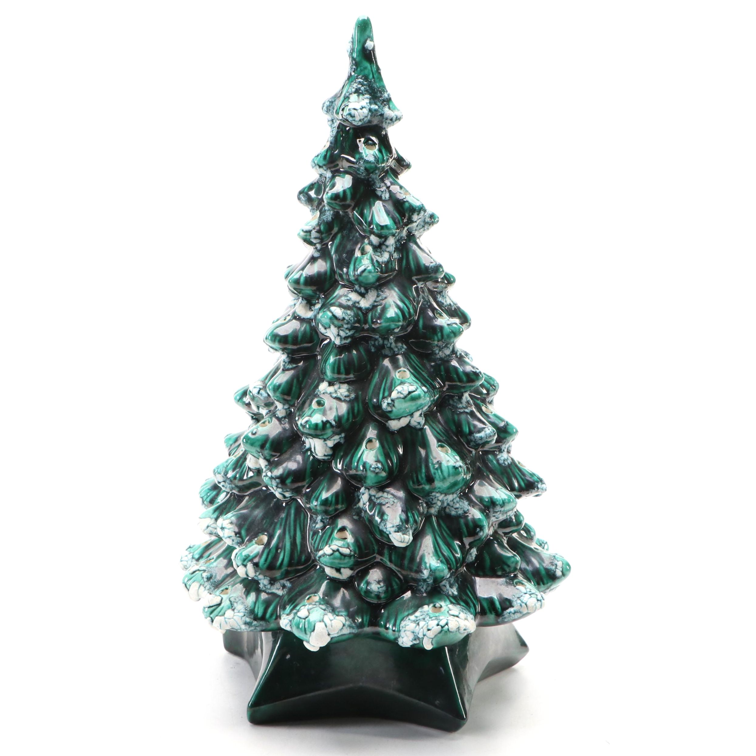 Holland Mold Ceramic Illuminated Christmas Tree