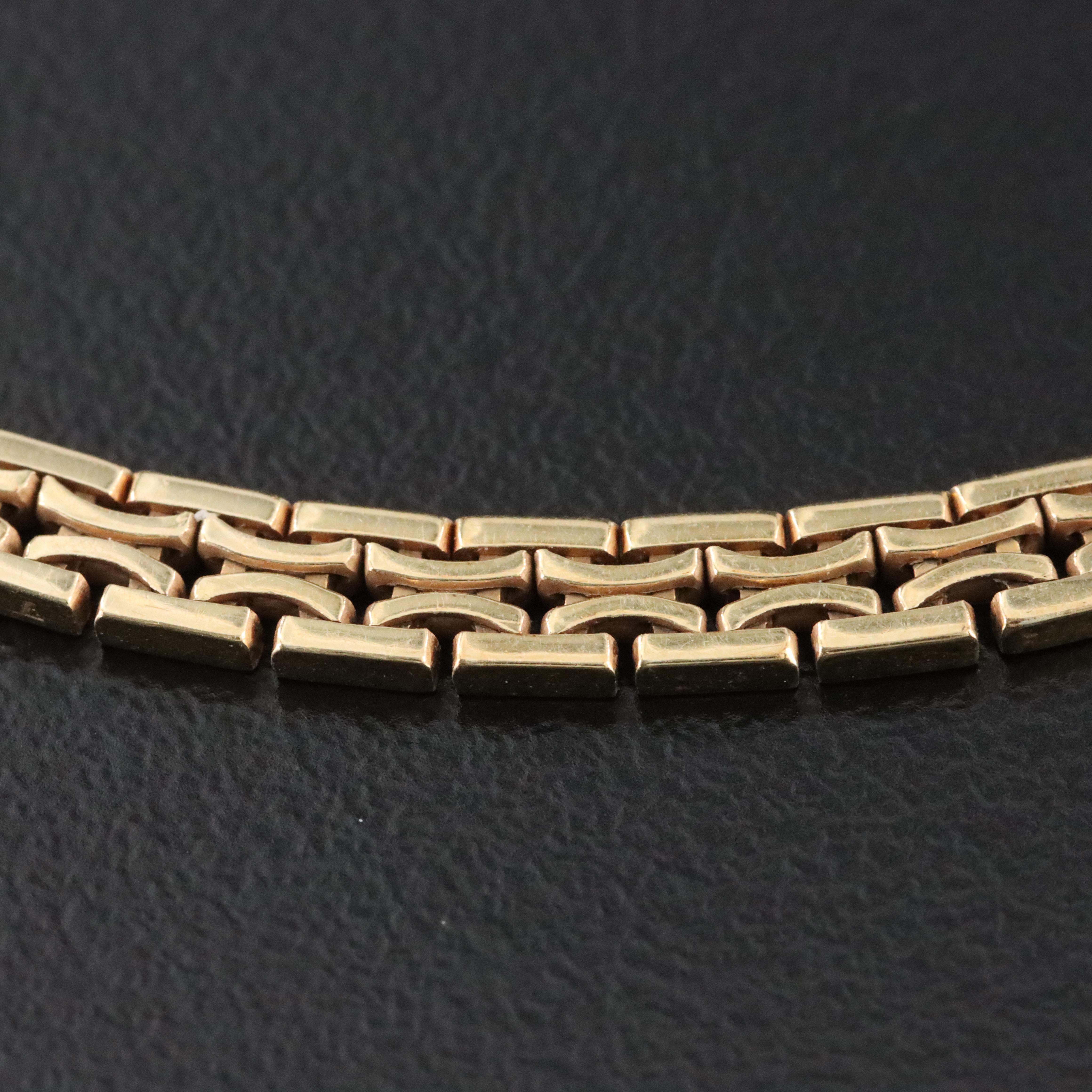 Italian 14K Fancy Link Necklace