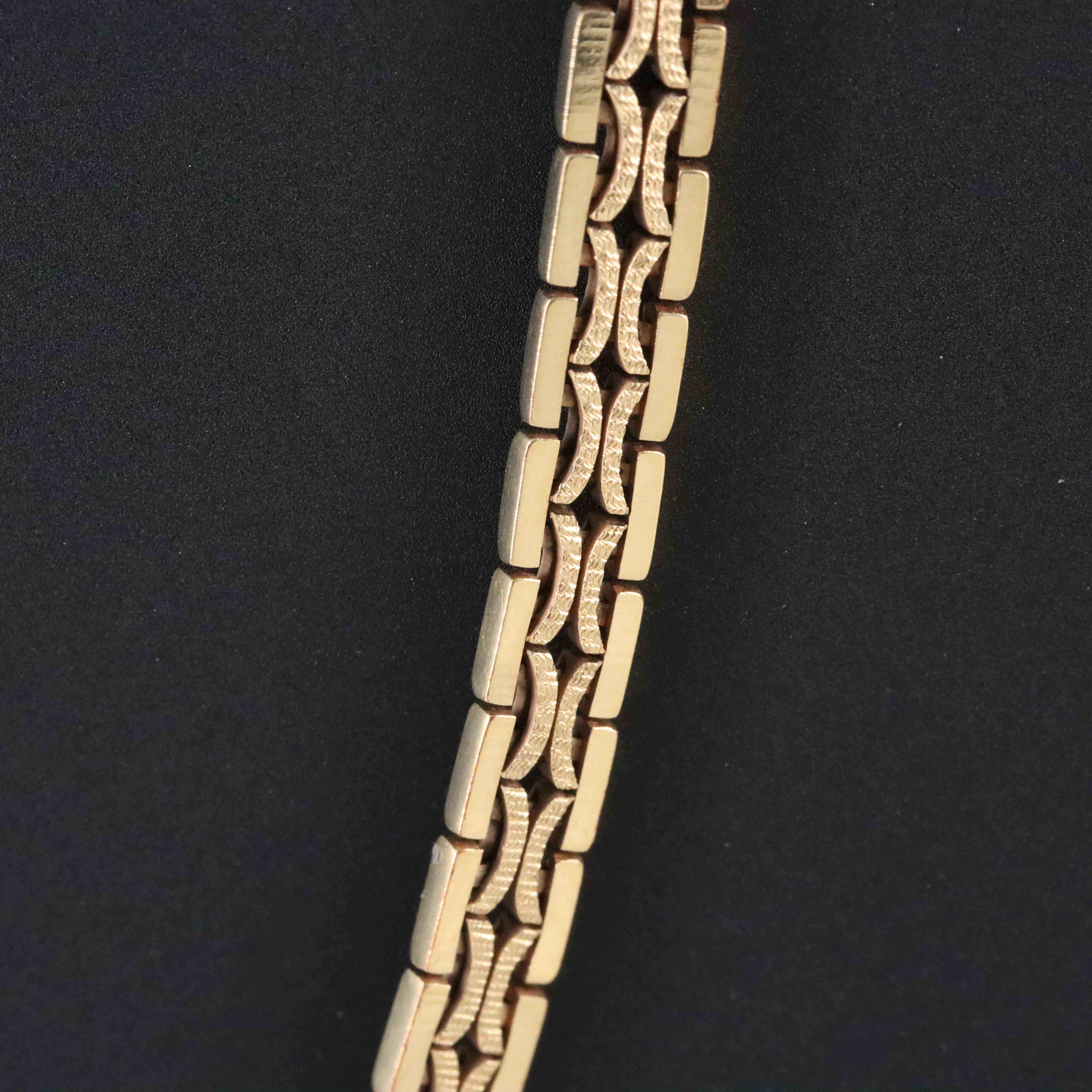 Italian 14K Fancy Link Necklace