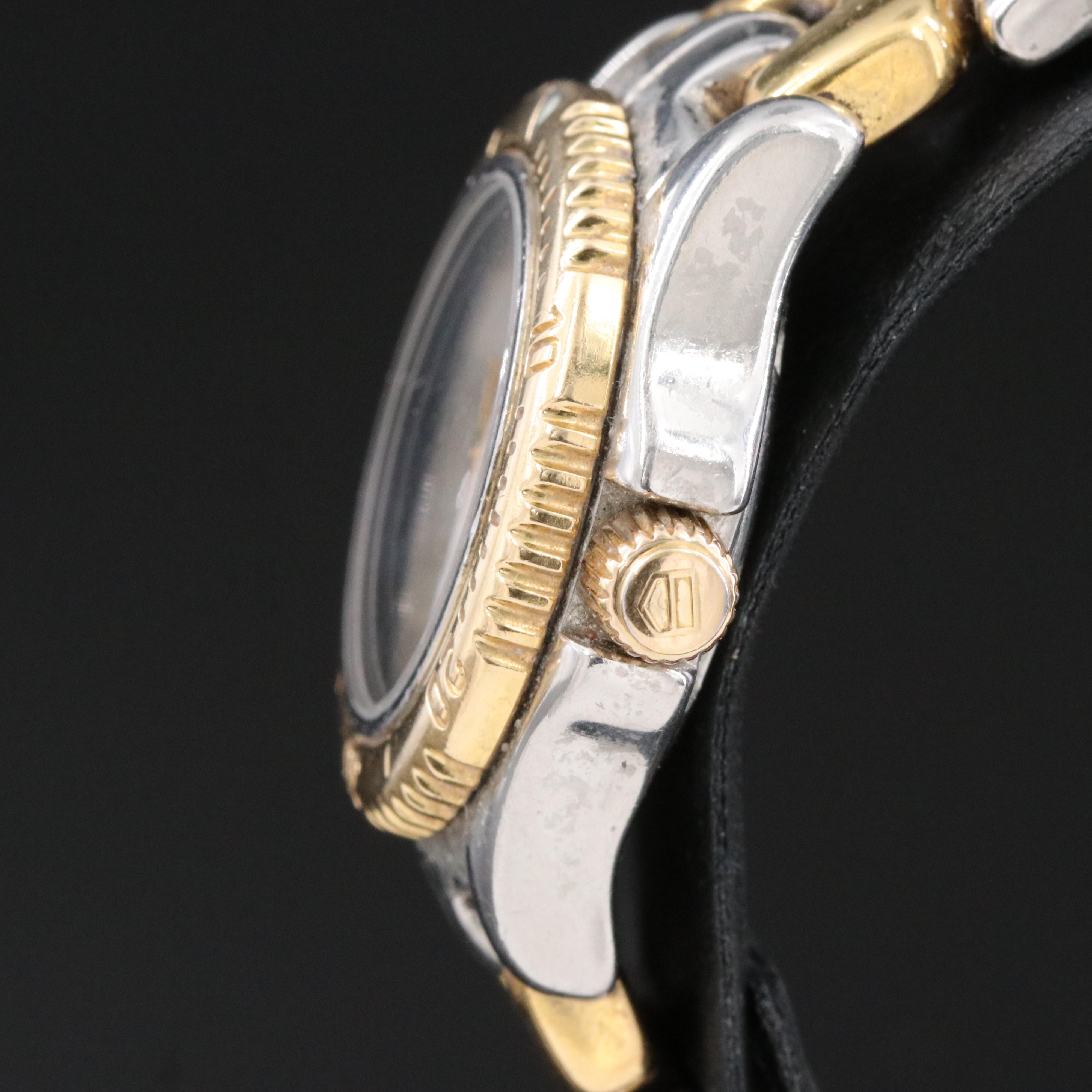 TAG Heuer Link Mother-of-Pearl 18K Gold & Steel Quartz Watch WT1455