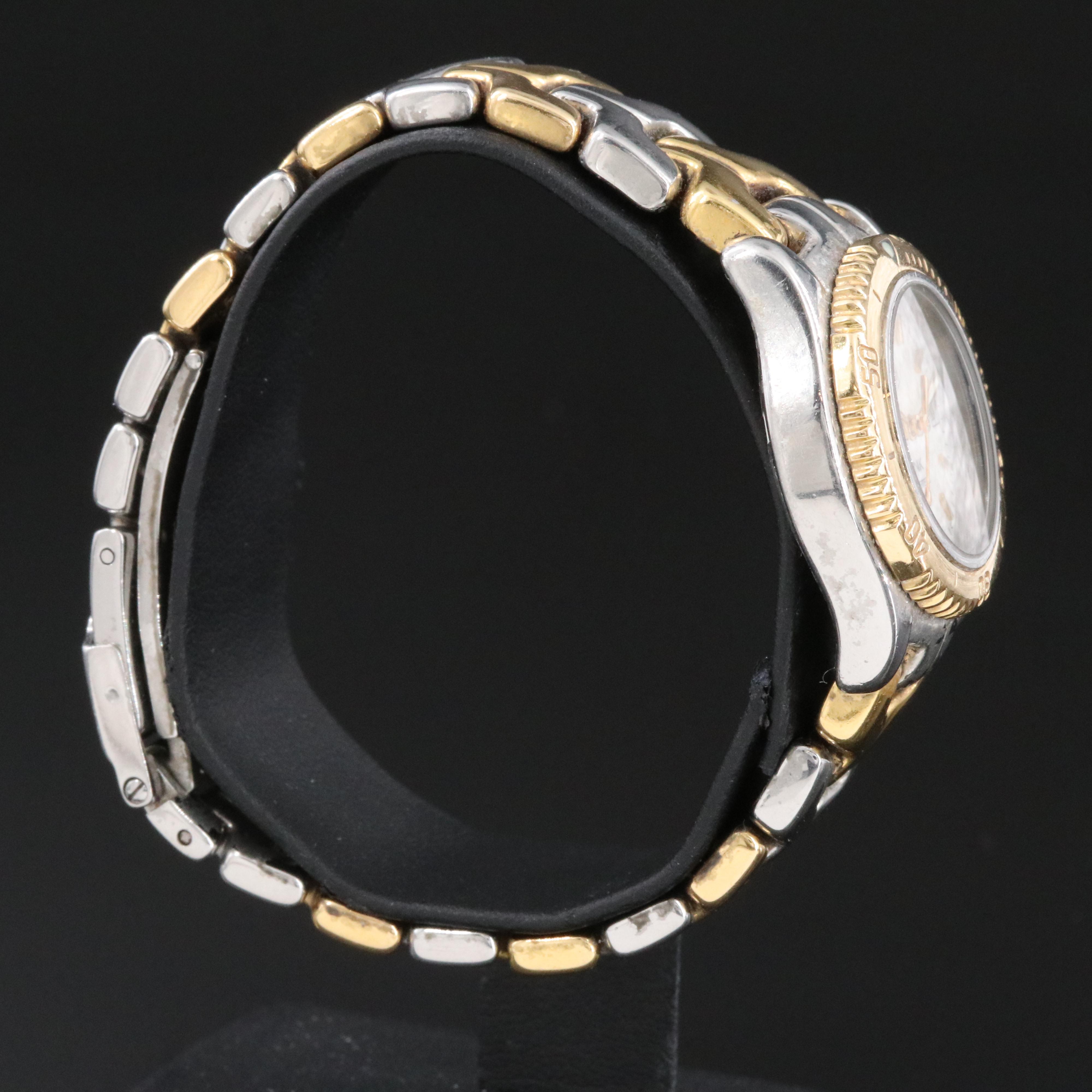 TAG Heuer Link Mother-of-Pearl 18K Gold & Steel Quartz Watch WT1455