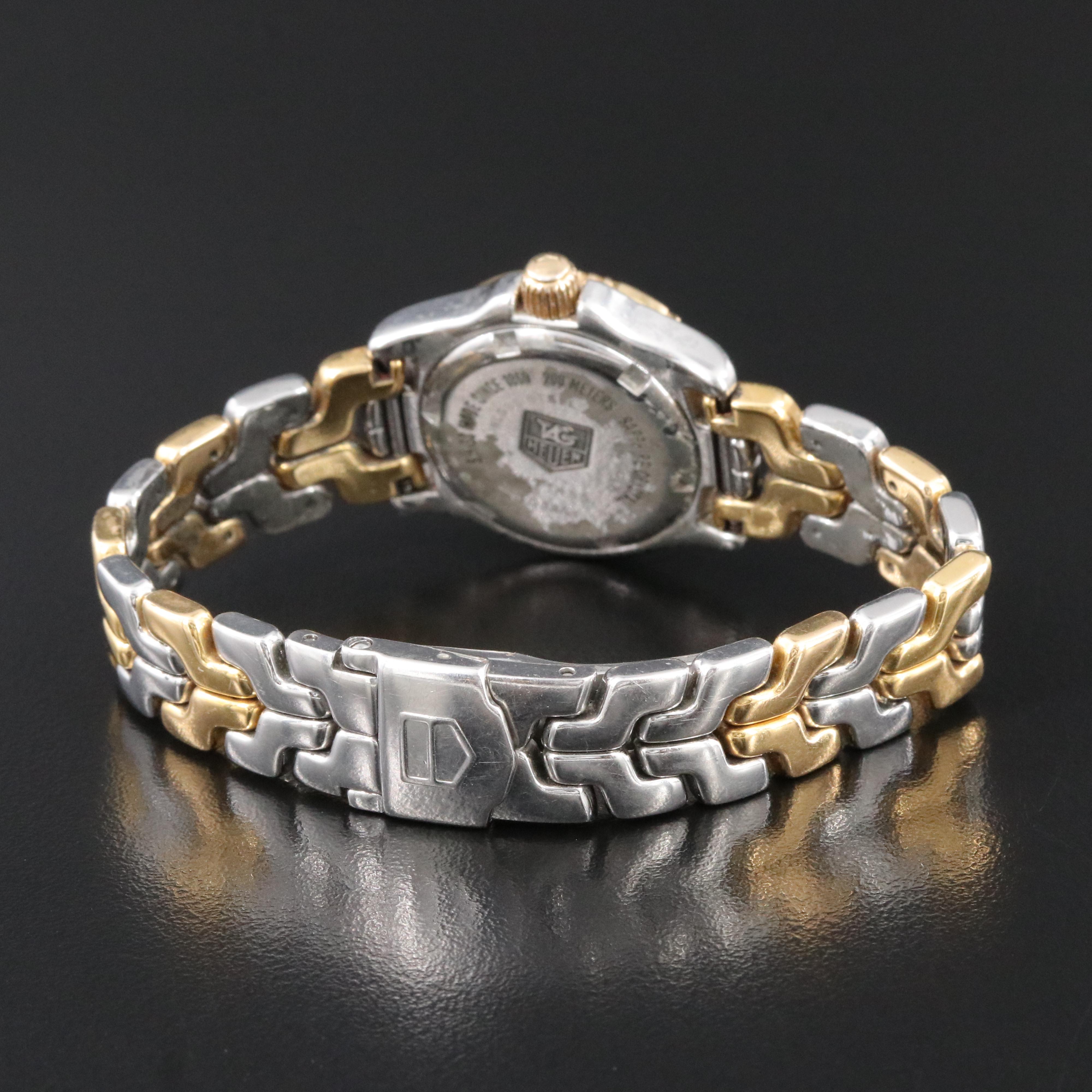 TAG Heuer Link Mother-of-Pearl 18K Gold & Steel Quartz Watch WT1455