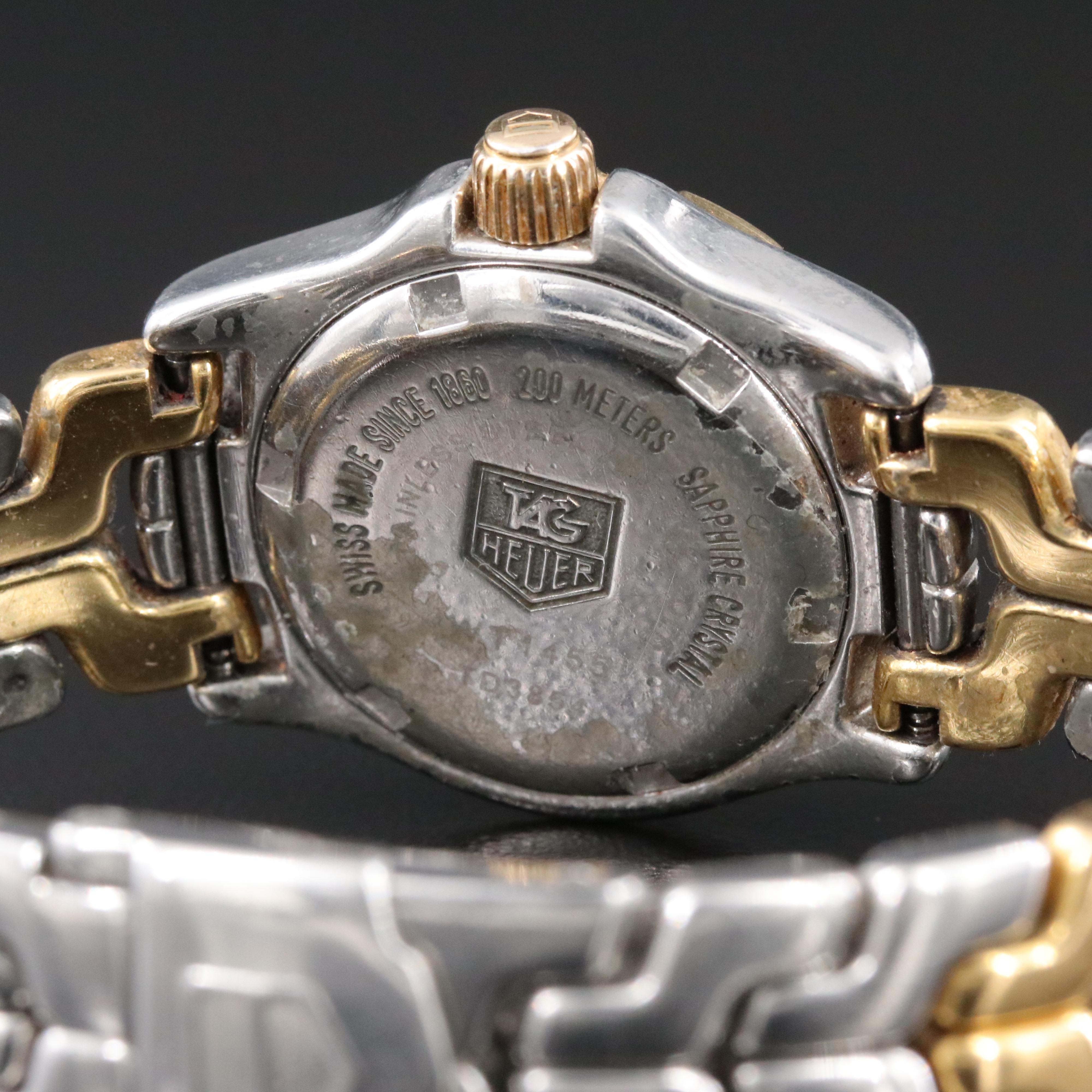 TAG Heuer Link Mother-of-Pearl 18K Gold & Steel Quartz Watch WT1455