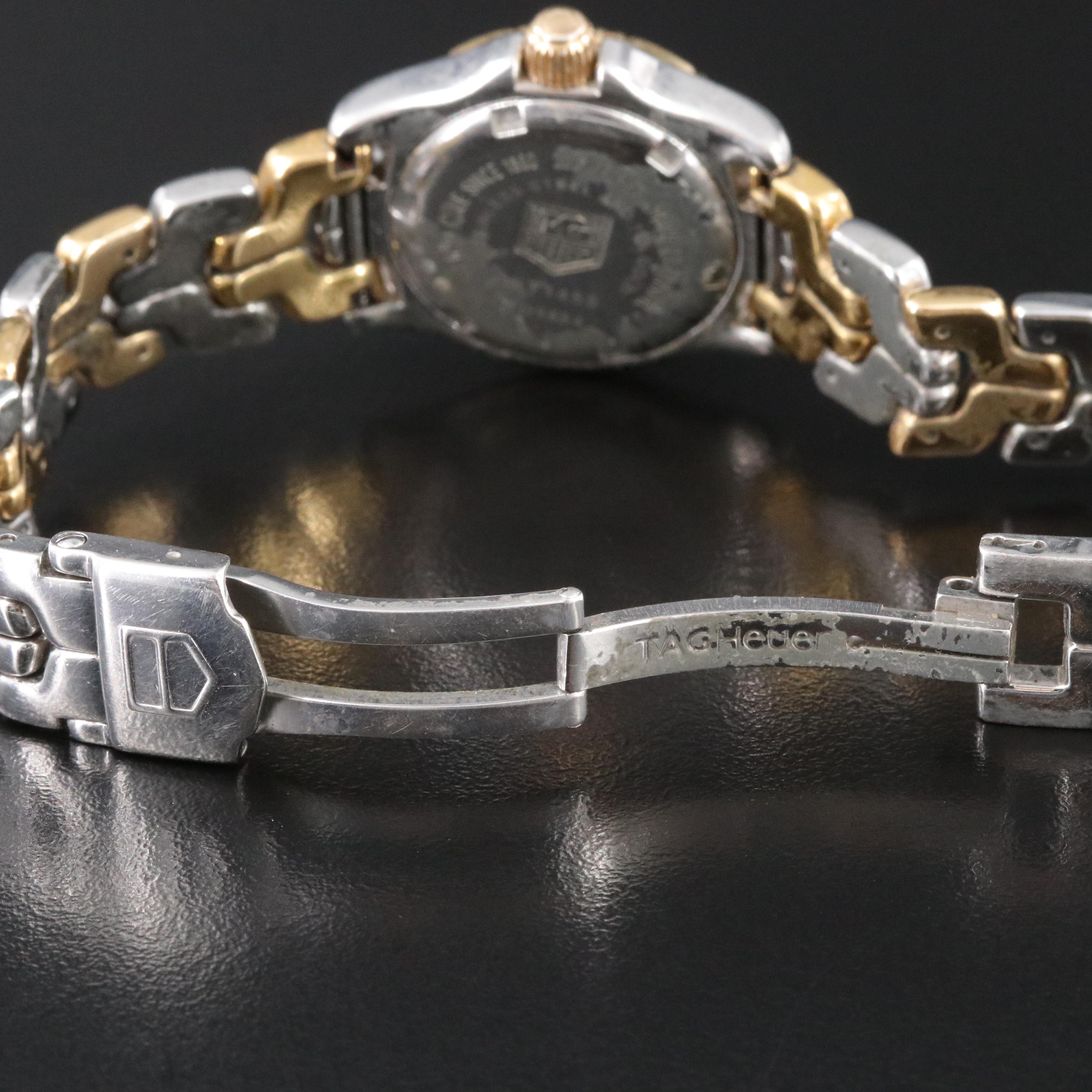 TAG Heuer Link Mother-of-Pearl 18K Gold & Steel Quartz Watch WT1455