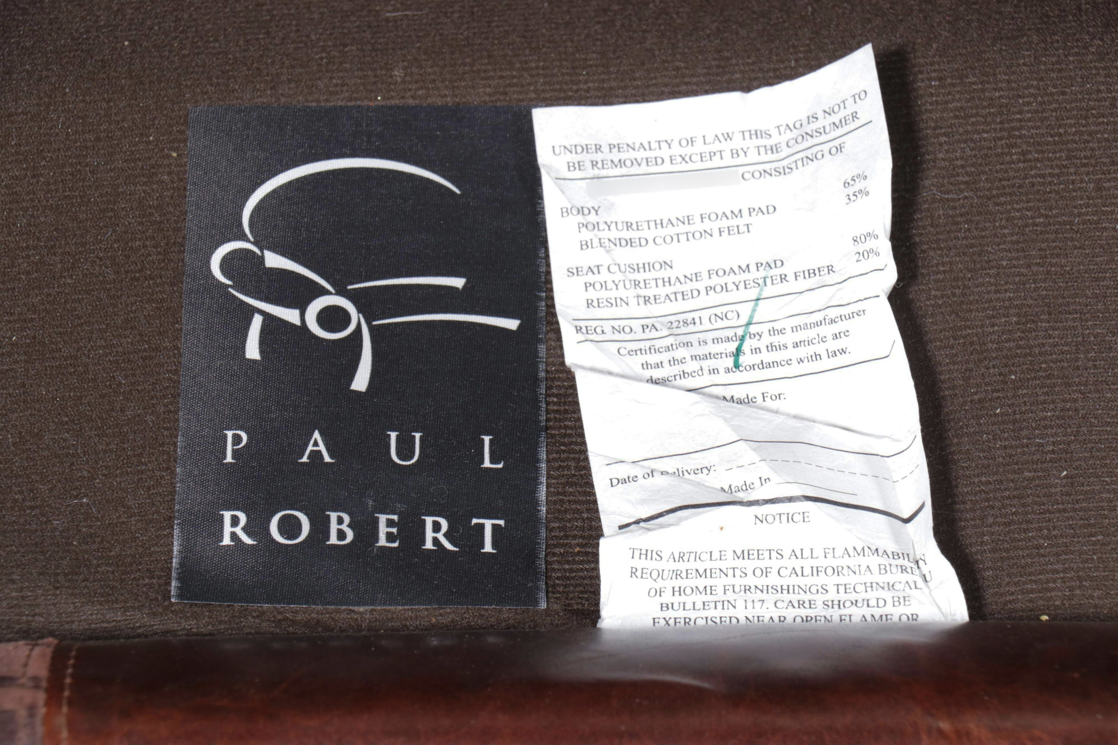 Paul Robert Patchwork Leather Armchair