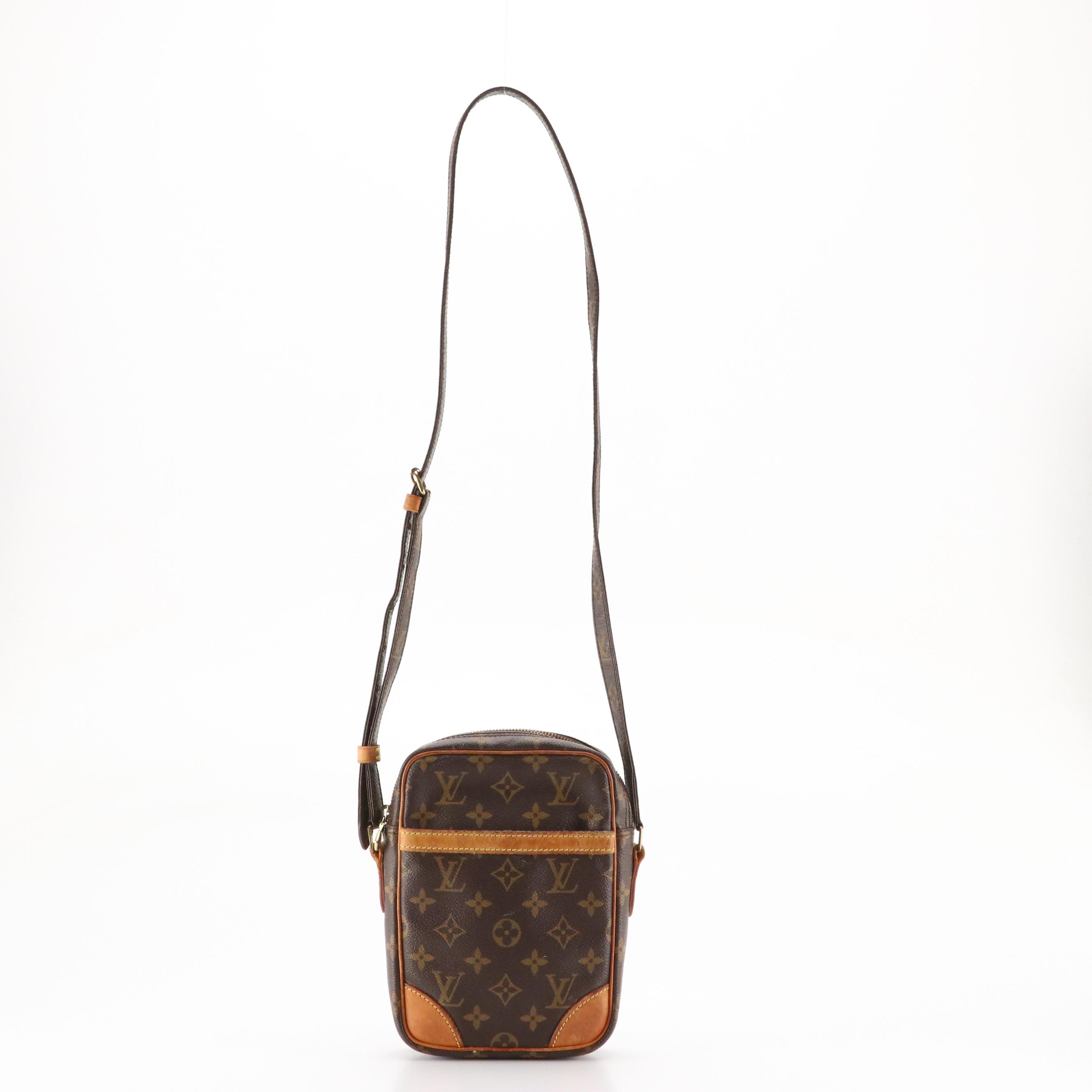 Louis Vuitton Danube Crossbody Bag in Monogram Canvas and Vachetta Leather