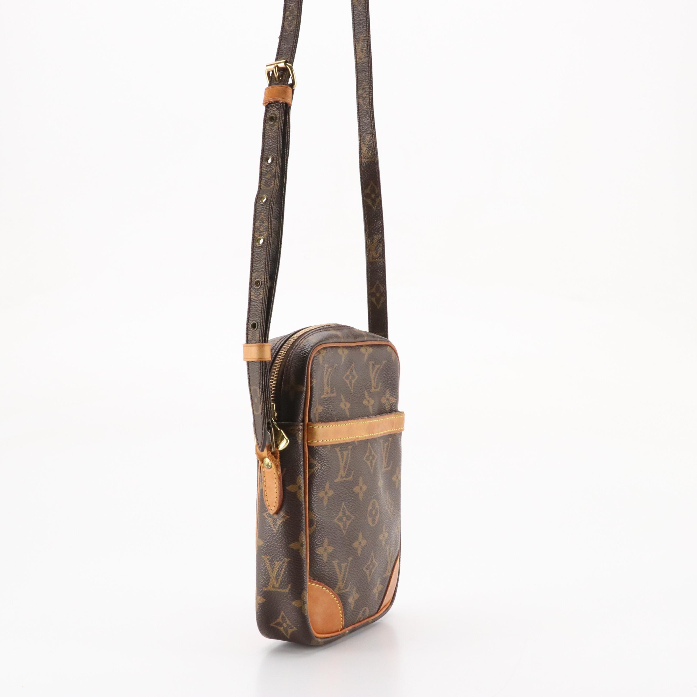 Louis Vuitton Danube Crossbody Bag in Monogram Canvas and Vachetta Leather