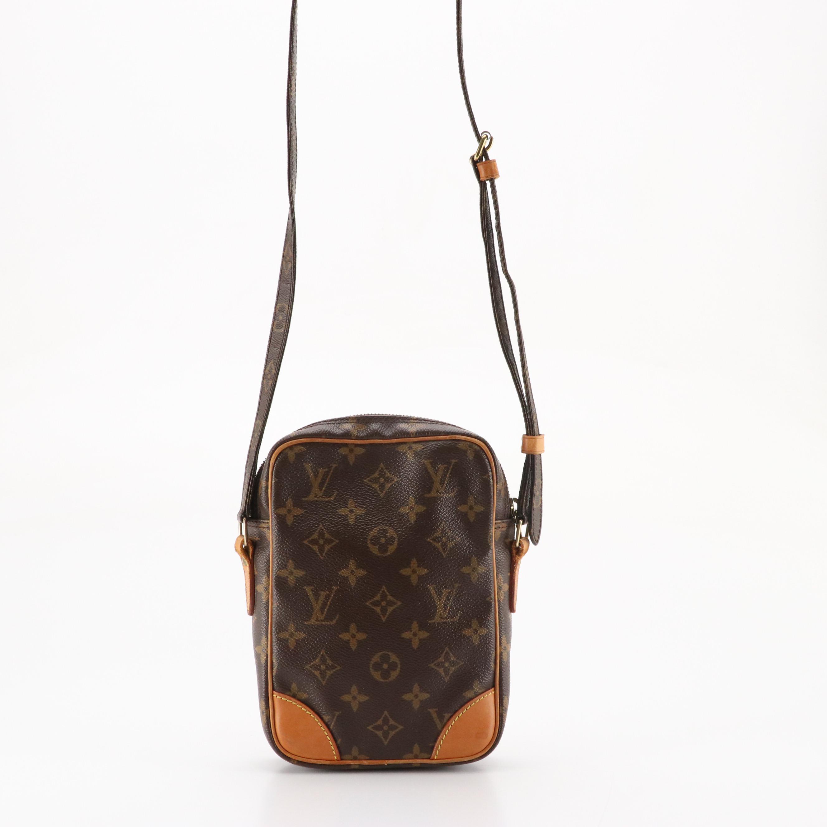 Louis Vuitton Danube Crossbody Bag in Monogram Canvas and Vachetta Leather