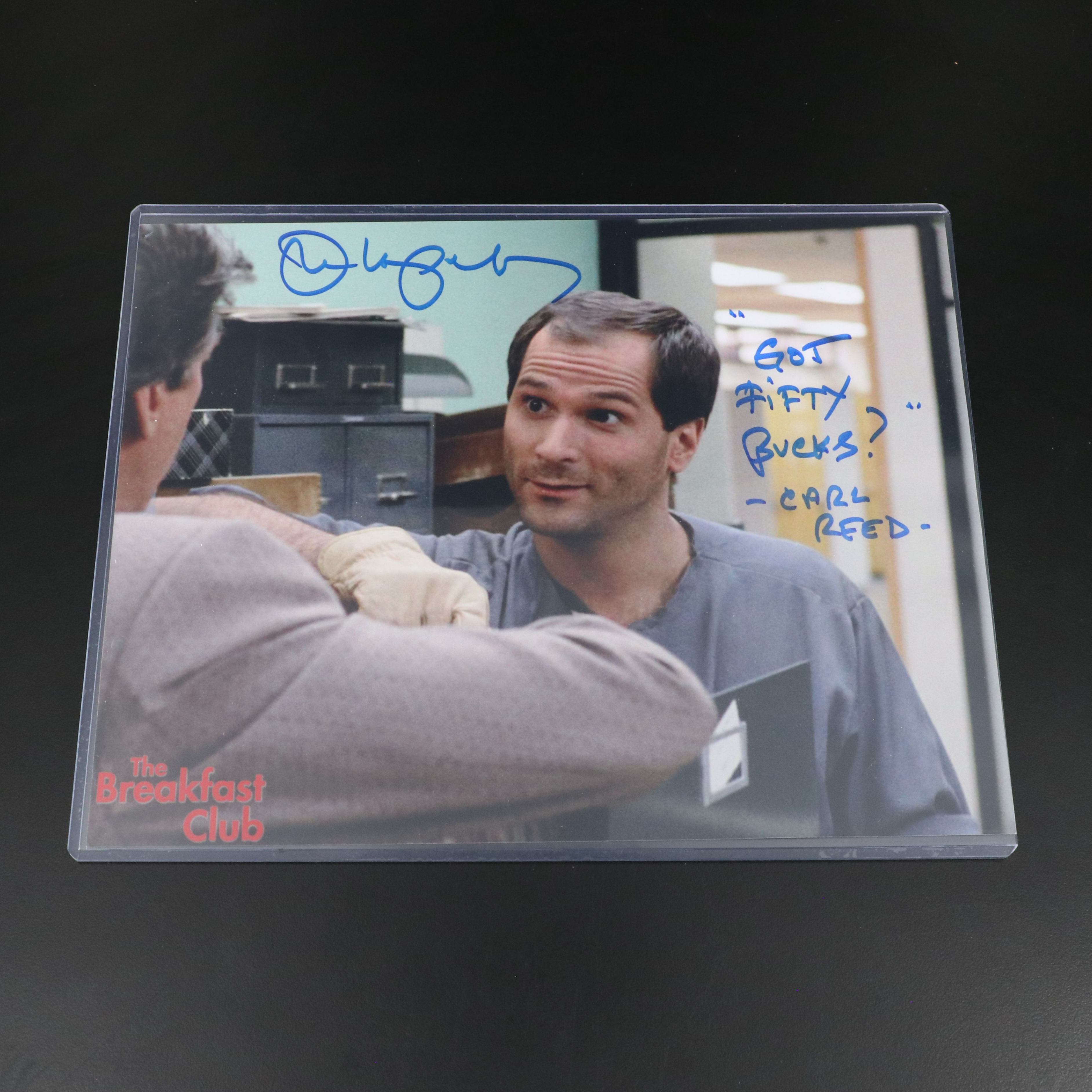 John Kapelos Signed “The Breakfast Club” Movie Print