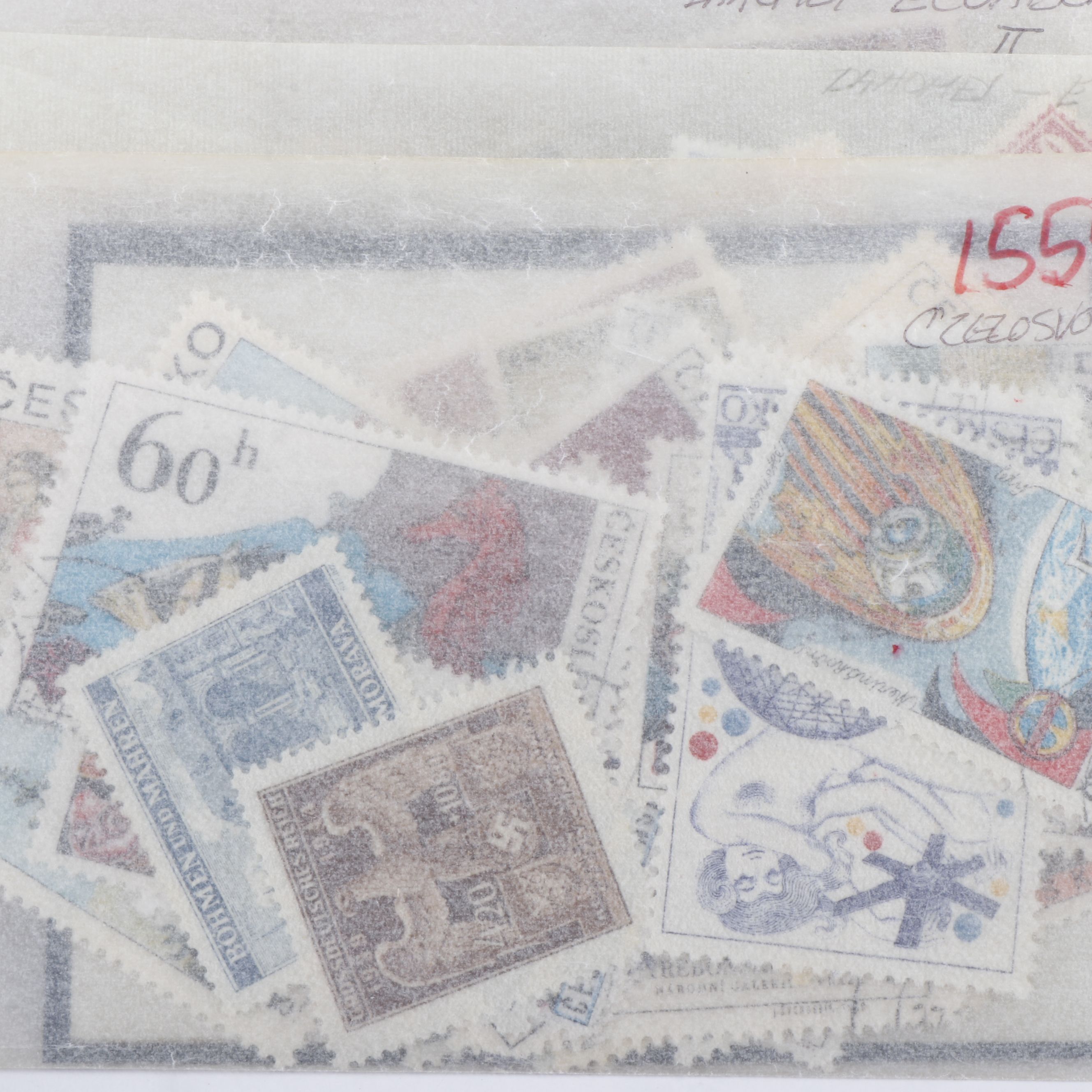 Large Collection of Vintage World Postage Stamps