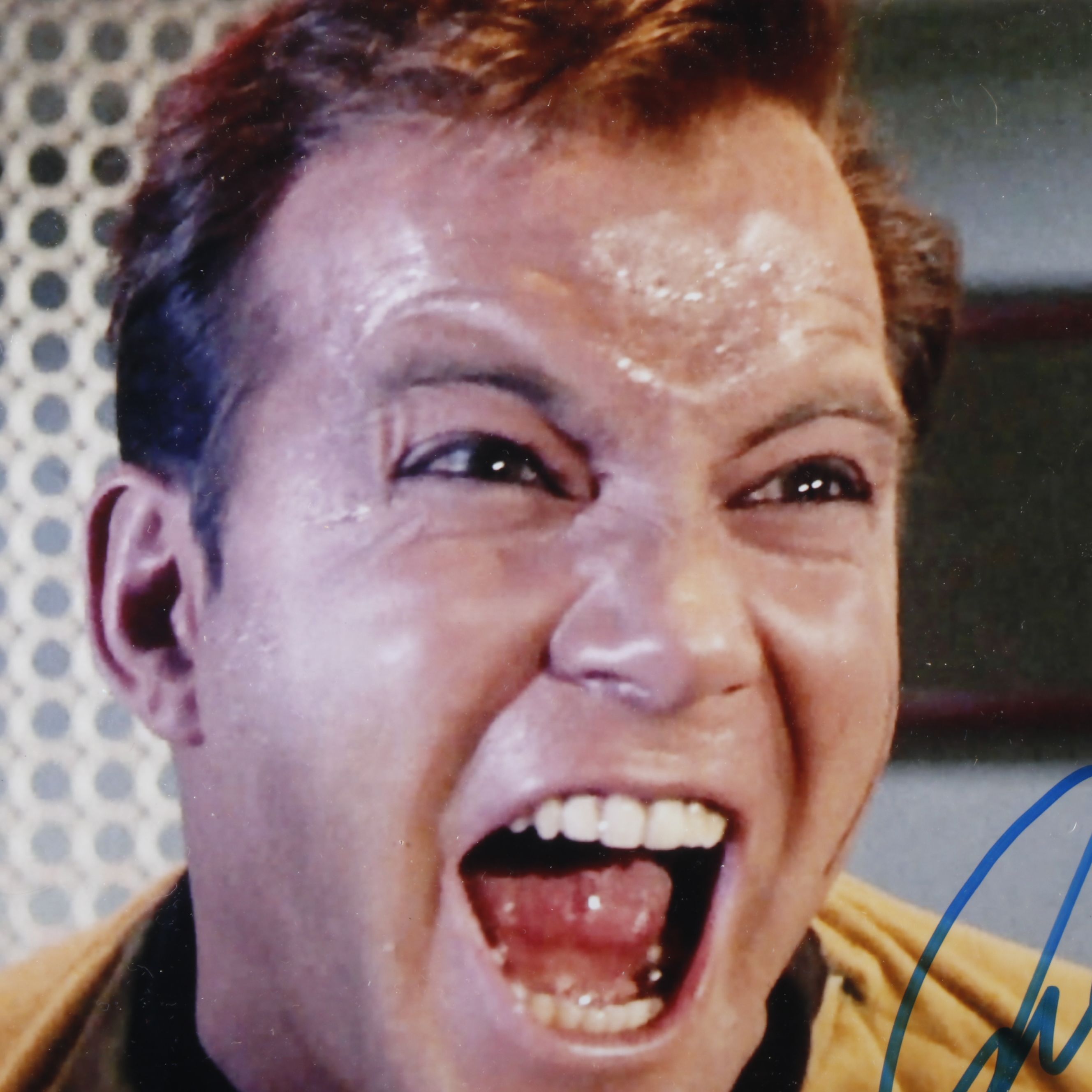 William Shatner Signed “Star Trek” Framed Print, JSA