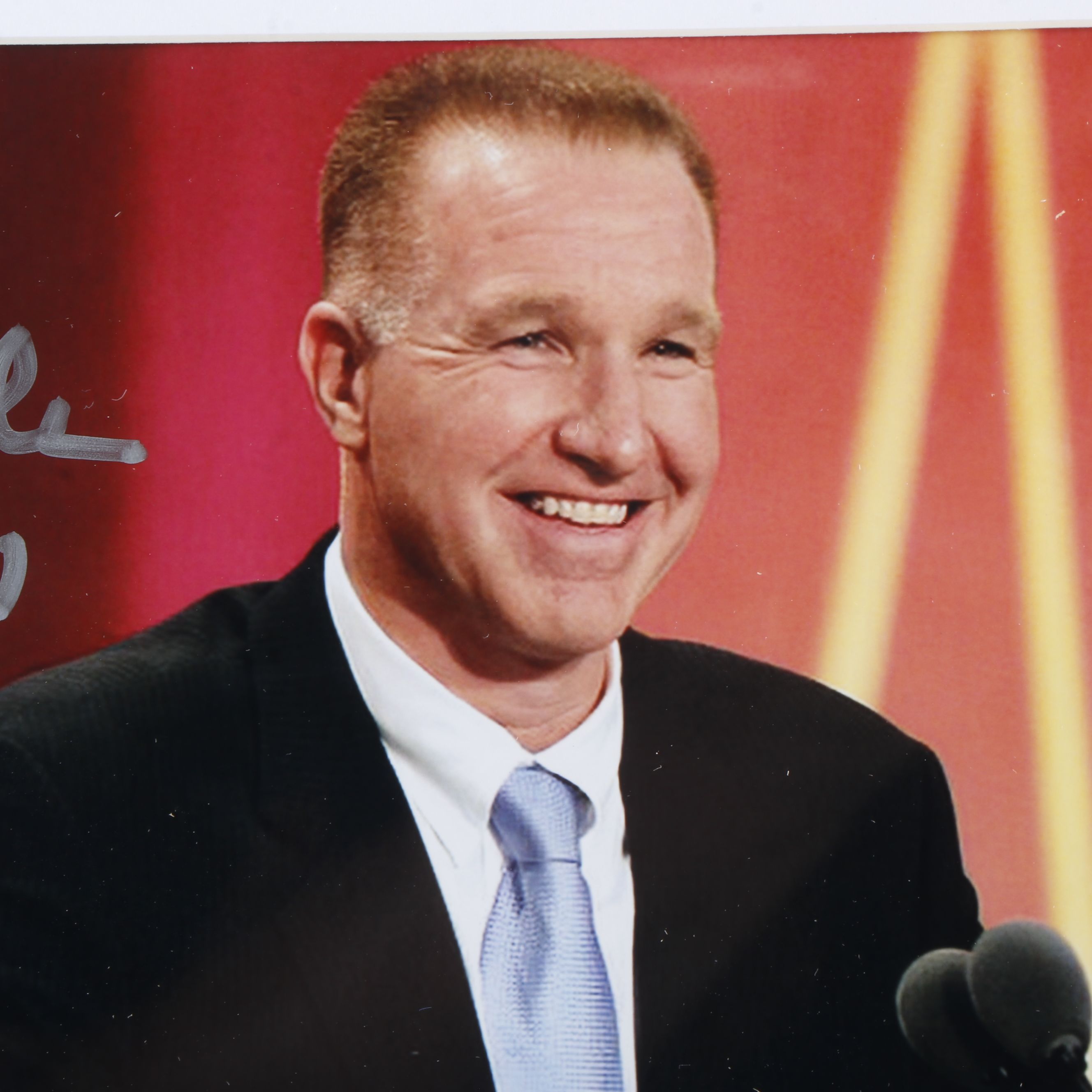 Chris Mullin Signed “HOF 2011” Basketball Print in Matted Frame, PSA