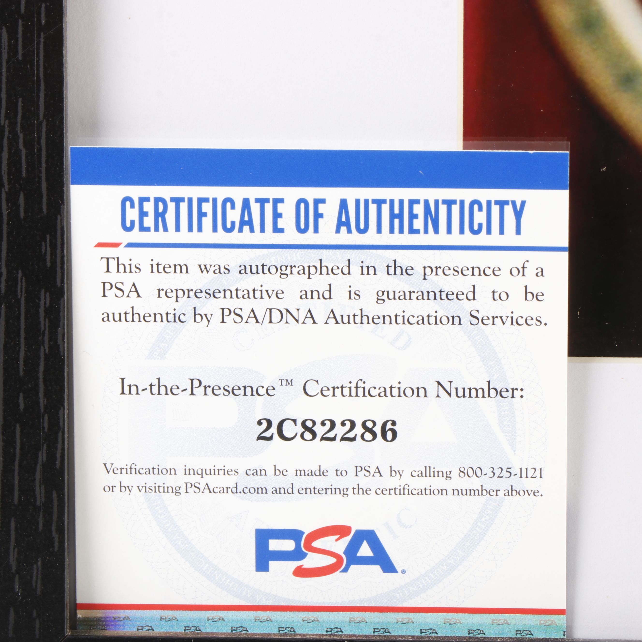 Chris Mullin Signed “HOF 2011” Basketball Print in Matted Frame, PSA