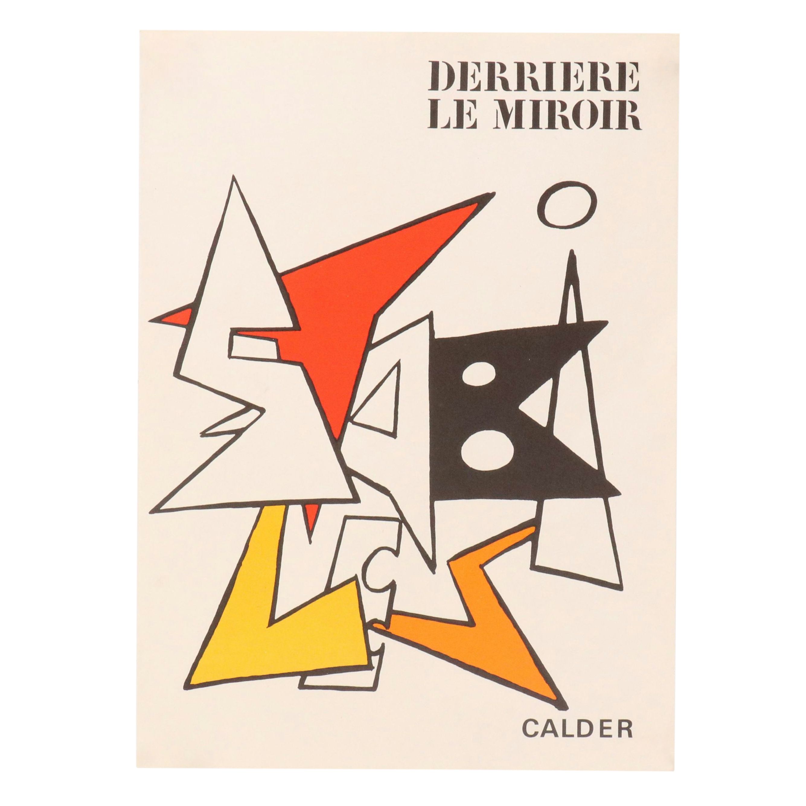 "Derrière le Miroir" Magazine Cover Lithograph After Alexander Calder, 1963