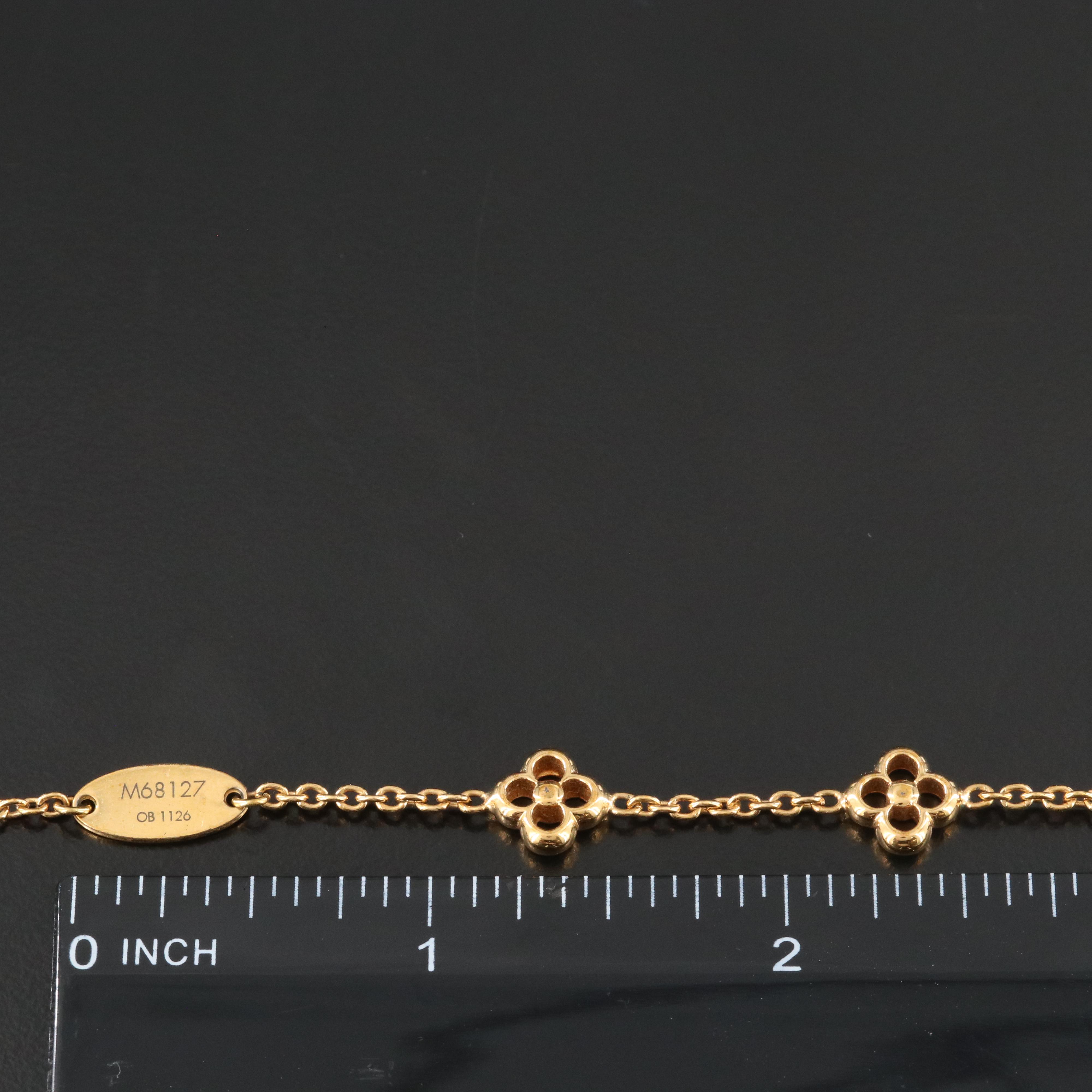 Louis Vuitton Flower Monogram Bracelet