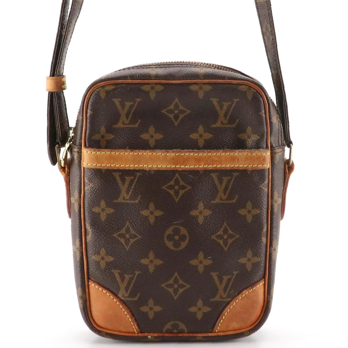 Louis Vuitton Danube Crossbody Bag in Monogram Canvas and Vachetta Leather