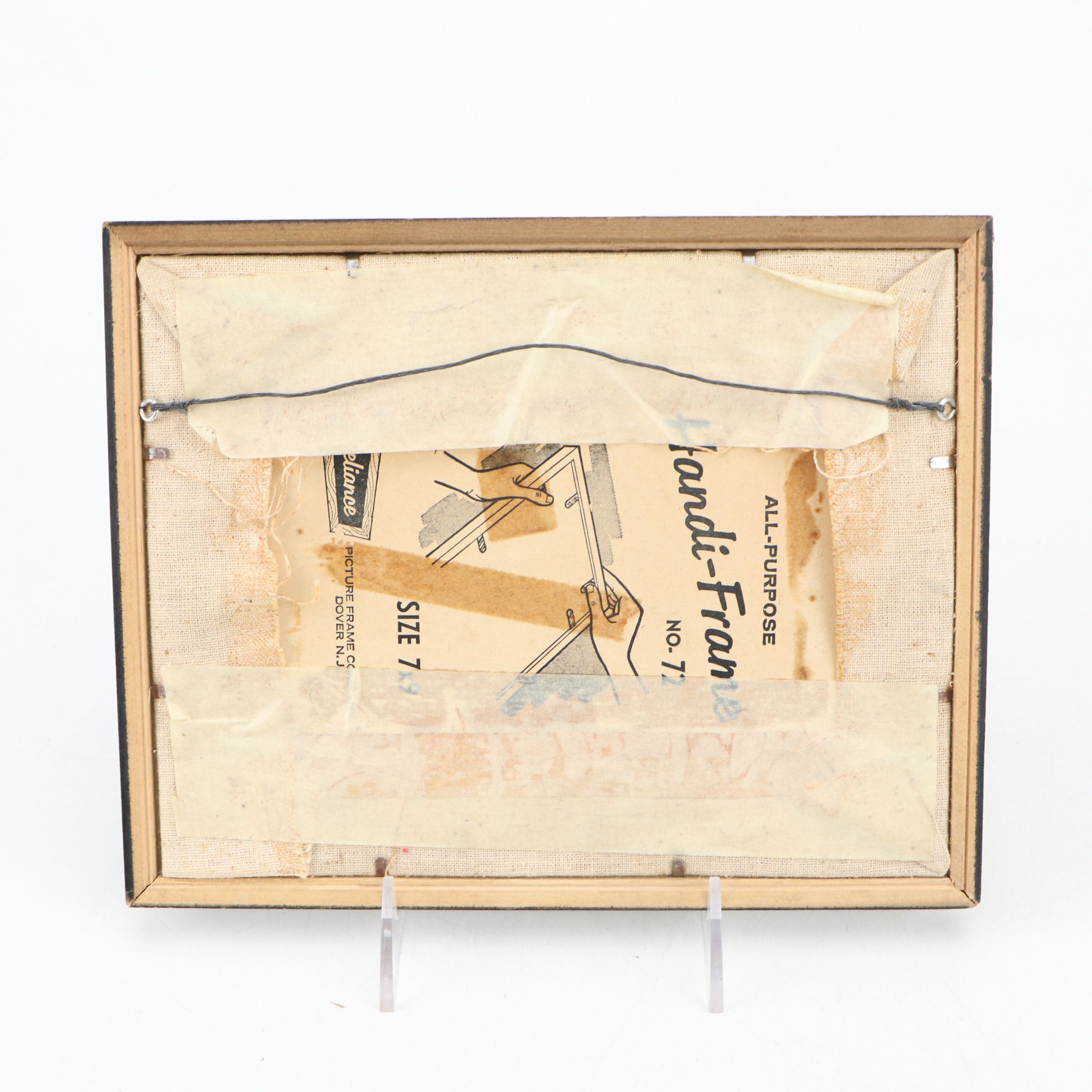 Handmade Cross-Stitch Panels of Antique Automobiles, Mid to Late 20th Century