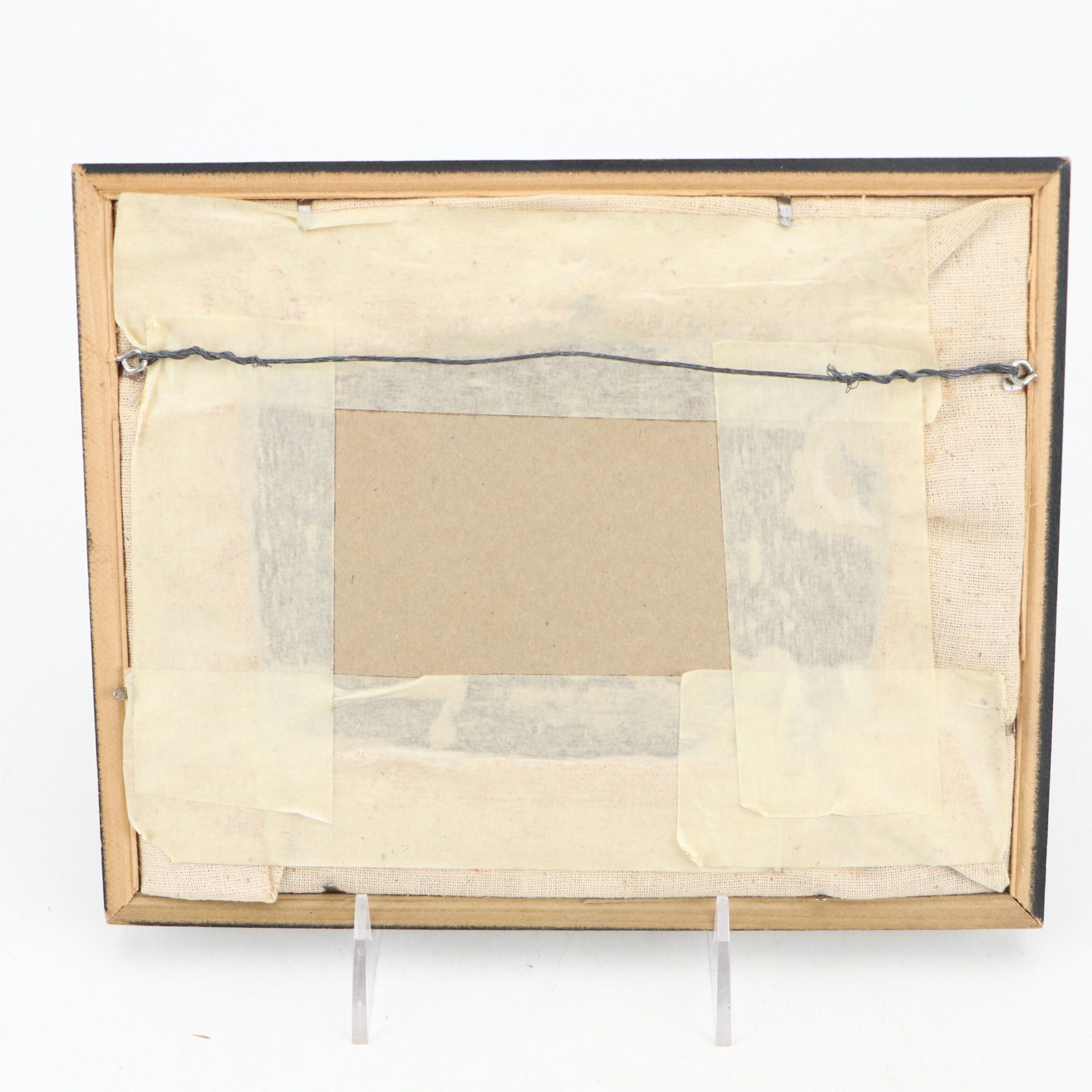 Handmade Cross-Stitch Panels of Antique Automobiles, Mid to Late 20th Century