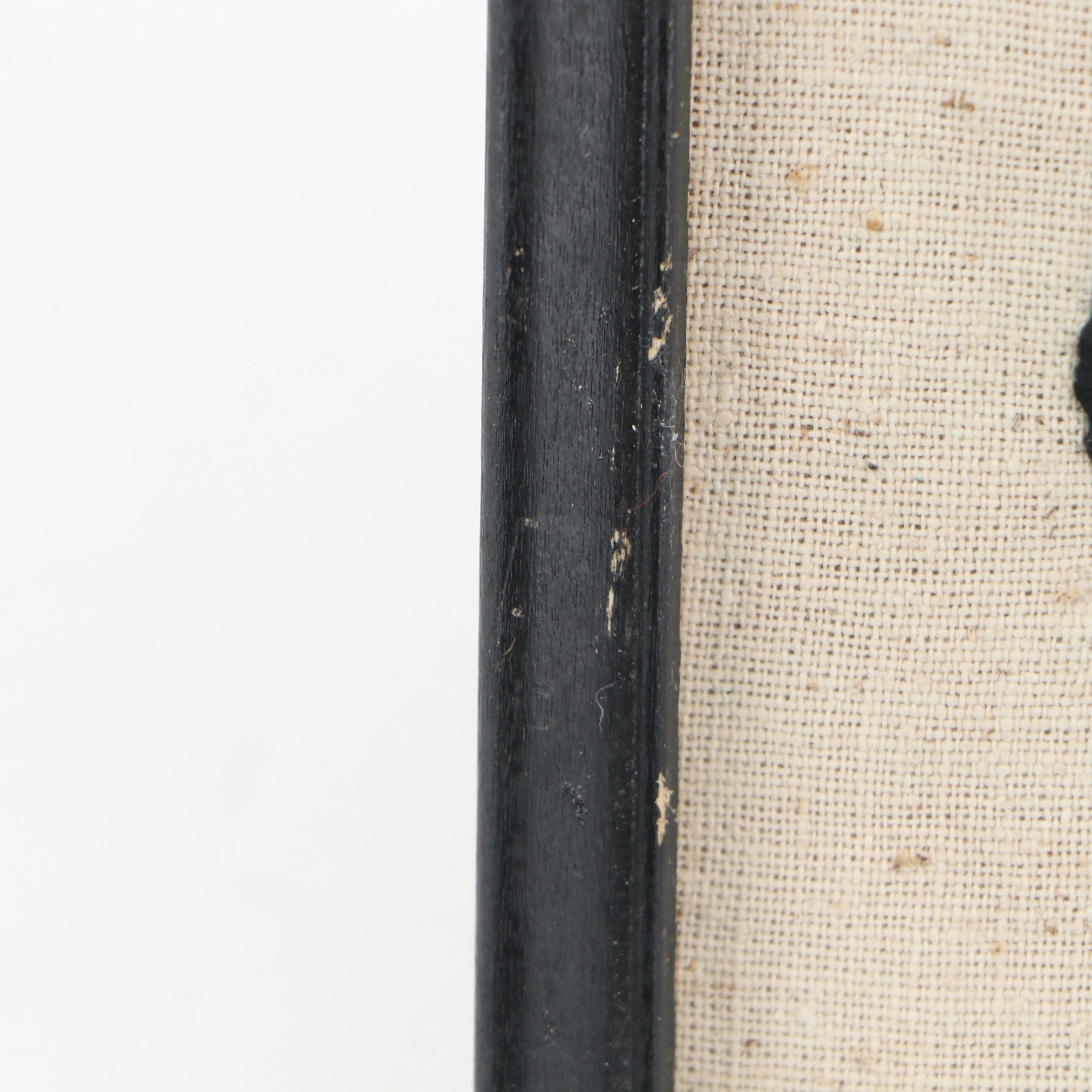 Handmade Cross-Stitch Panels of Antique Automobiles, Mid to Late 20th Century