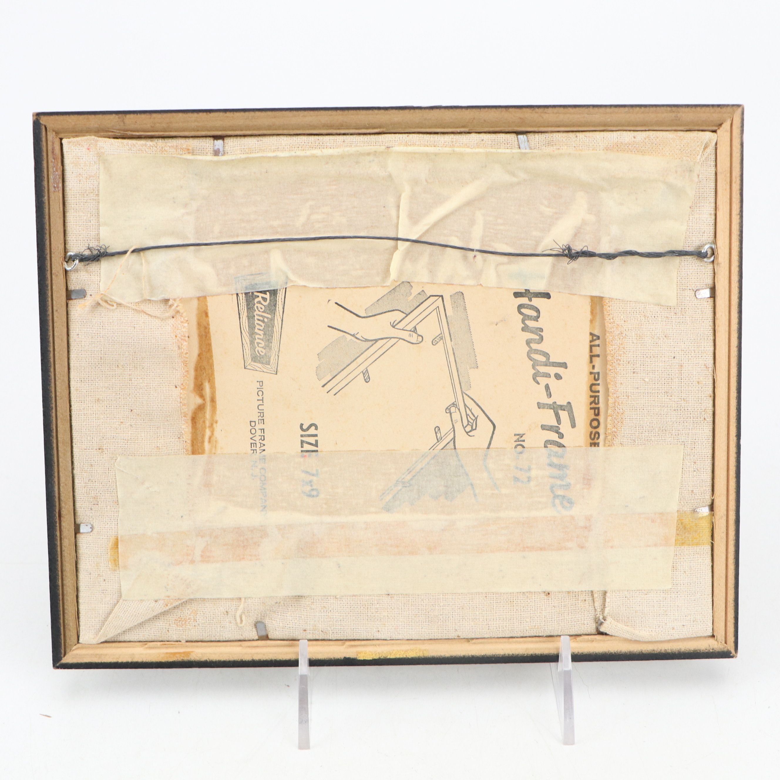 Handmade Cross-Stitch Panels of Antique Automobiles, Mid to Late 20th Century