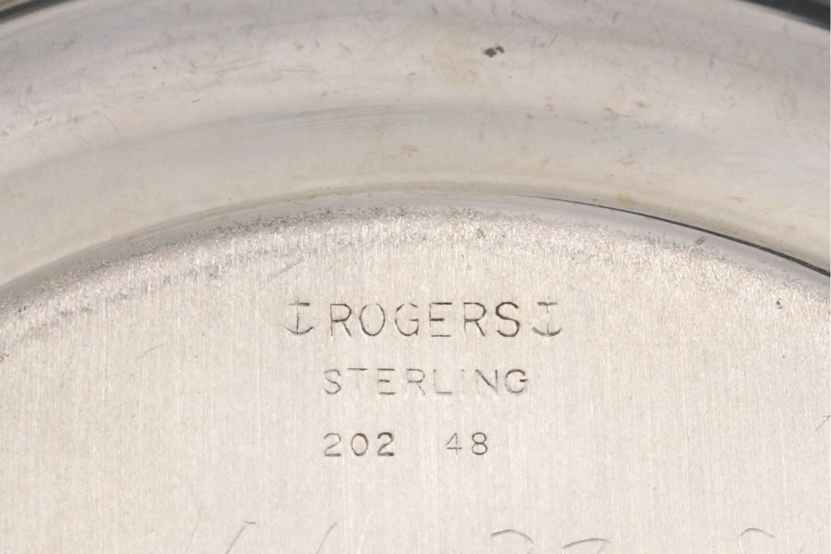 Roger Sterling Silver Pierced Bowl with Sterling Silver Weighted Compotes