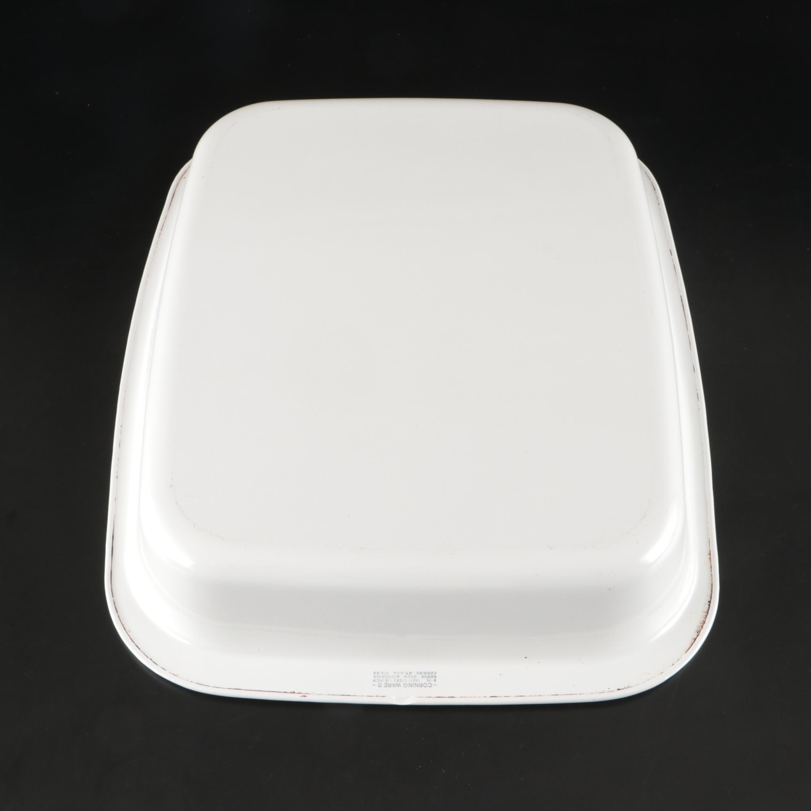 Corning Ware Ceramic Casserole with Other Glass and Ceramic Table Accessories