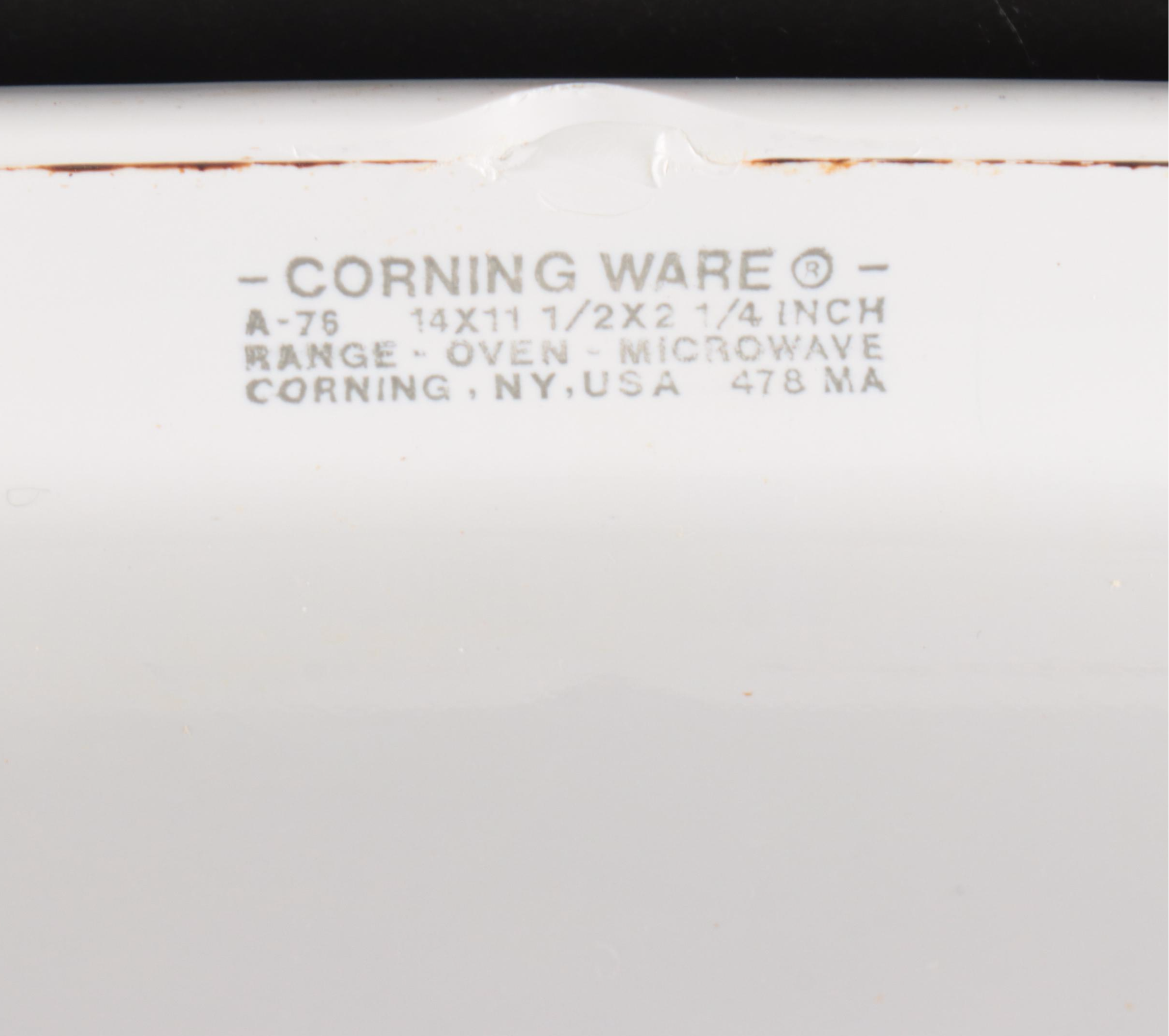 Corning Ware Ceramic Casserole with Other Glass and Ceramic Table Accessories