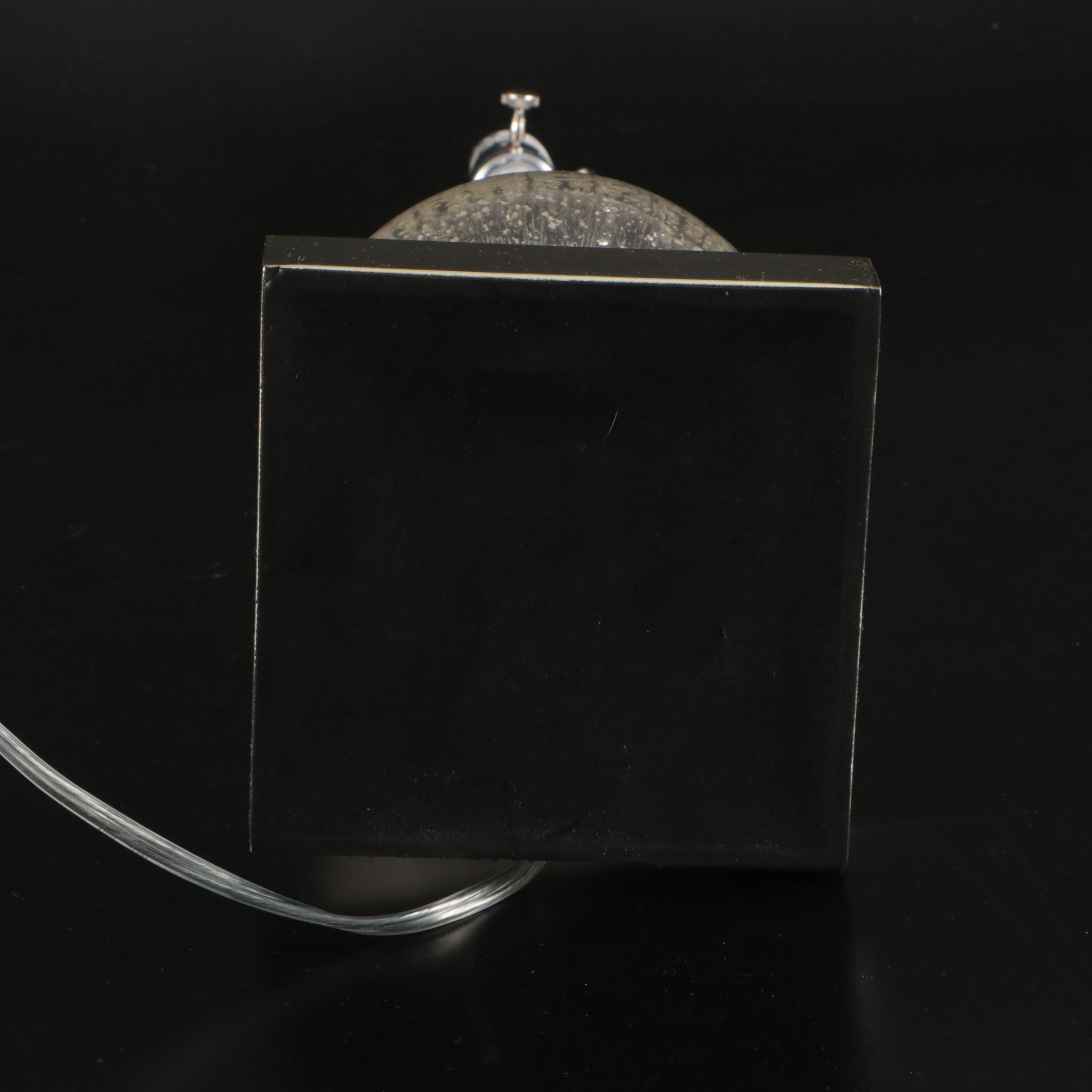 Mid Century Modern Style Glitter Glass Table Lamp, 21st Century