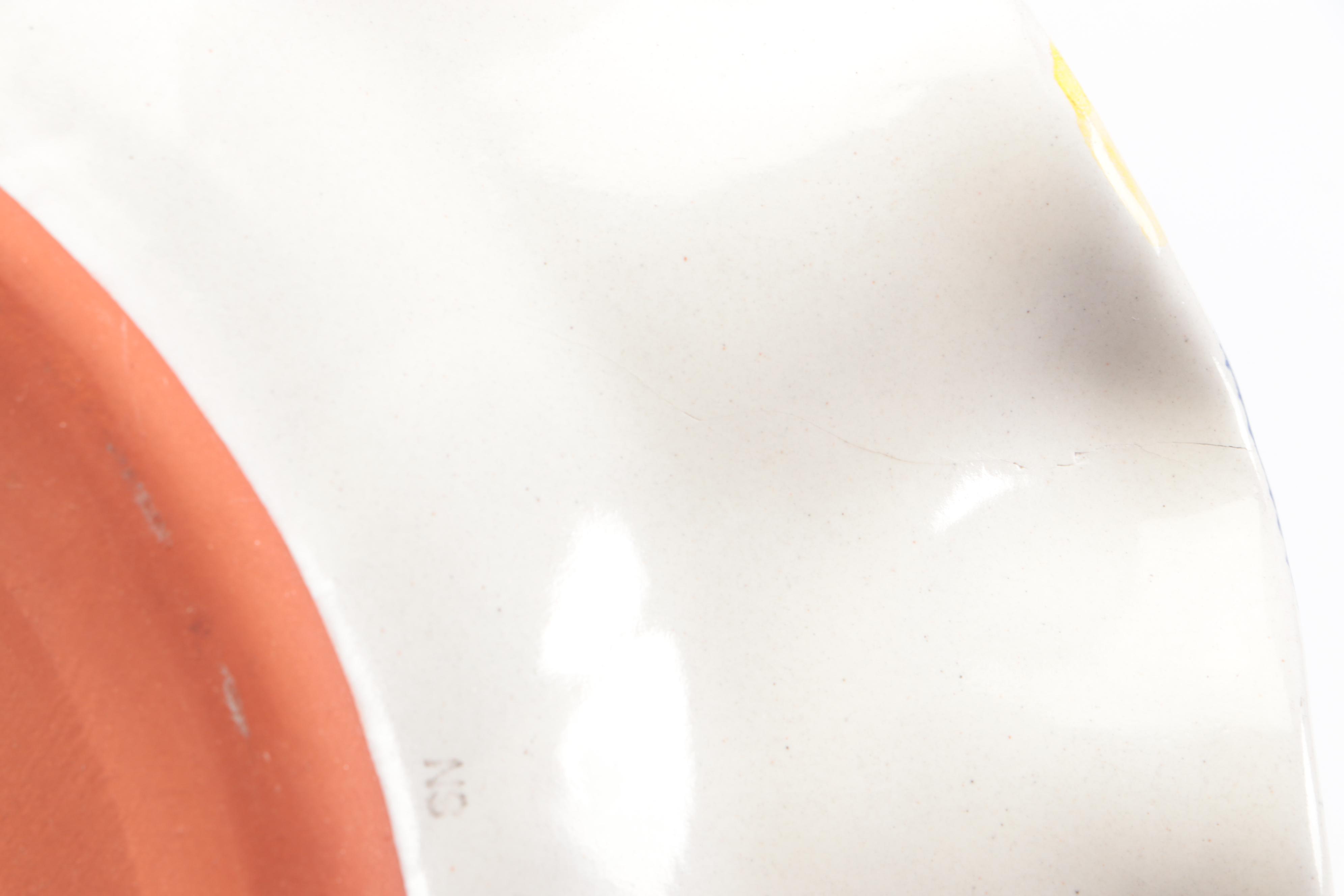 MacKenzie-Childs "Aalsmeer" Ceramic Dinner Plates, Mug, and Tumbler