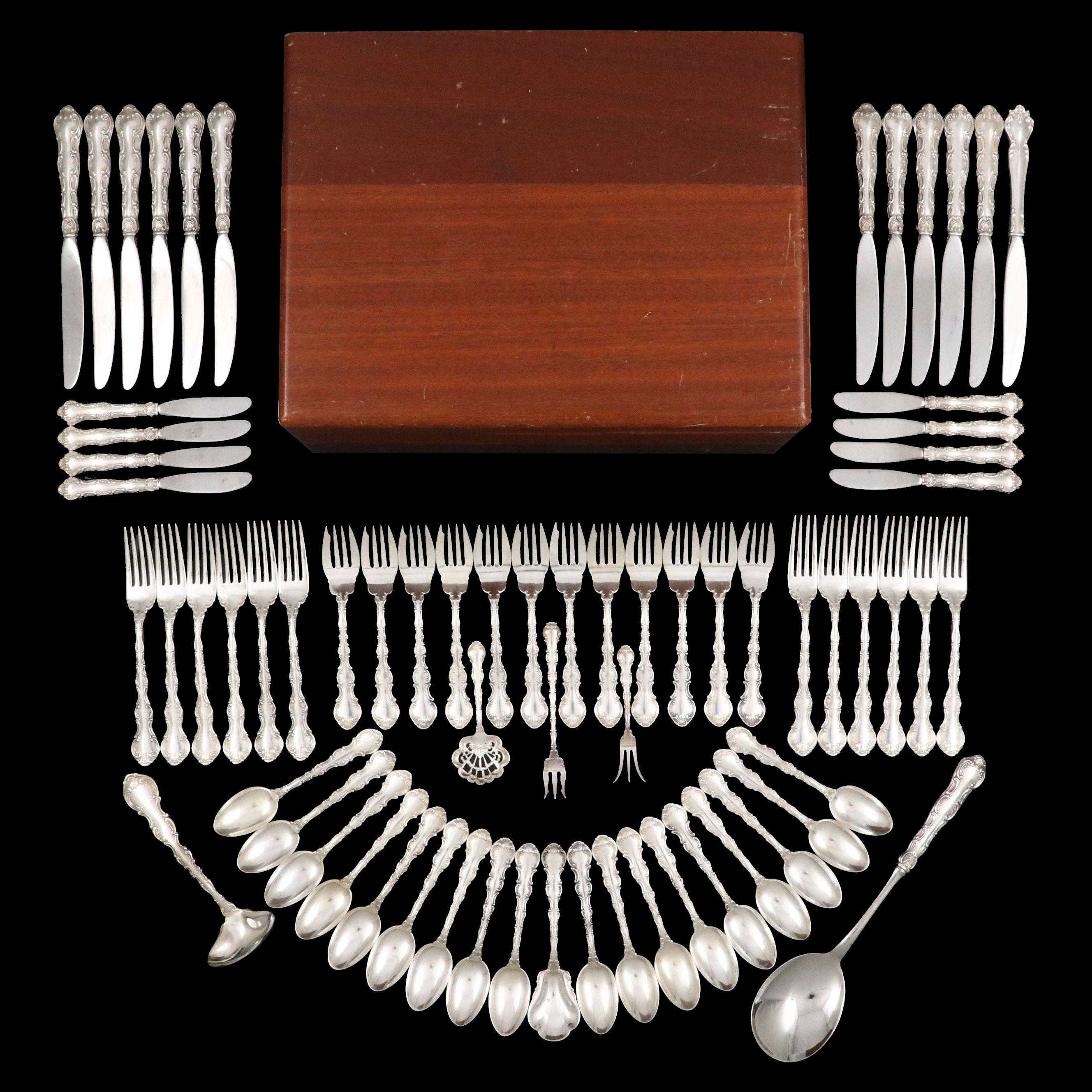 Gorham "Strasbourg" Sterling Silver Flatware and Serving Utensils