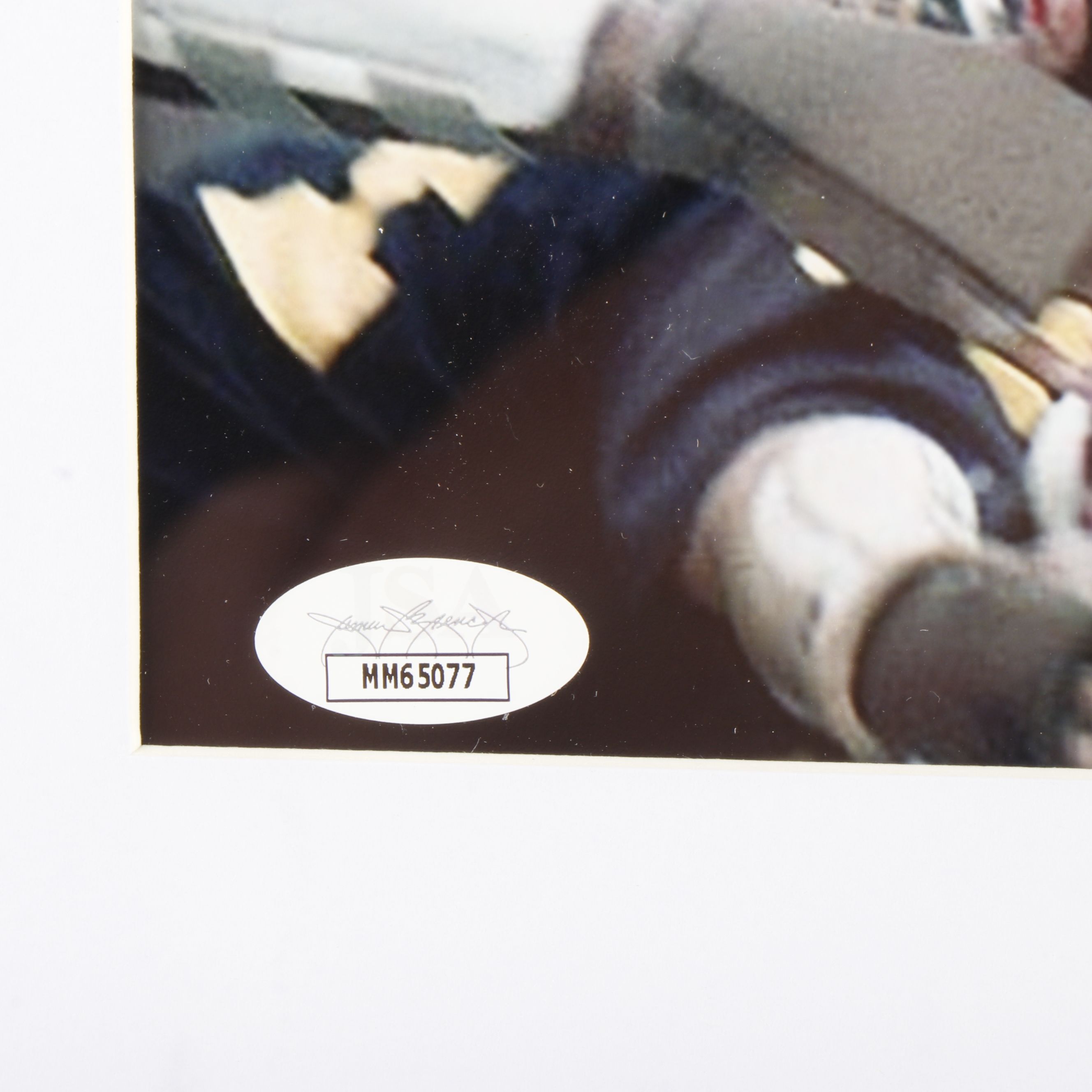 Archie Griffin Signed Ohio State Buckeyes Football Print in Matted Frame, JSA