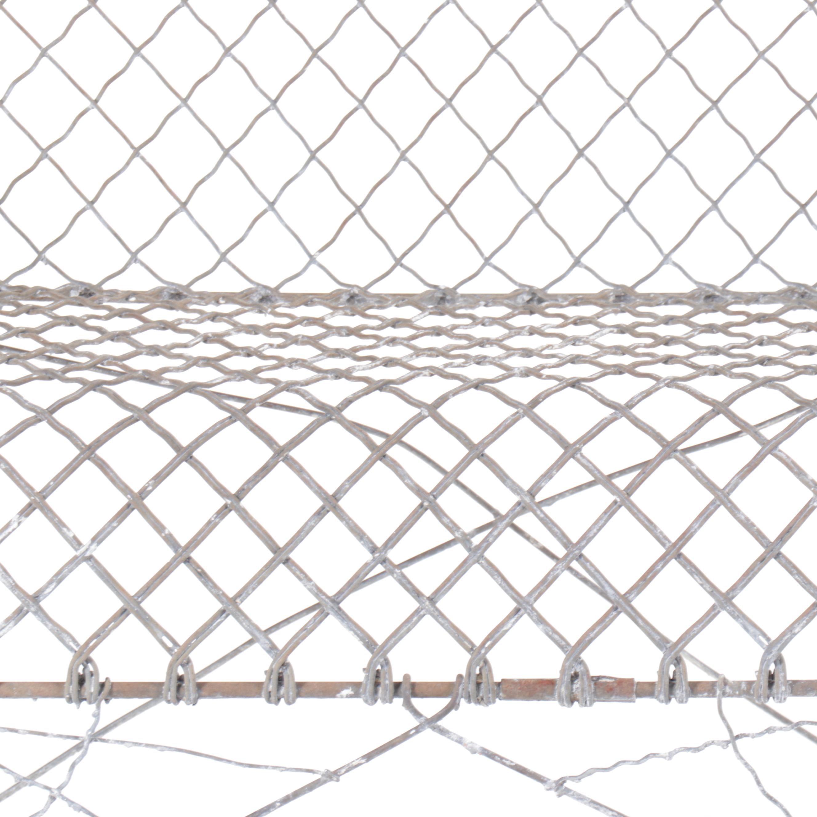 French Wire Style Garden Bench, 20th Century