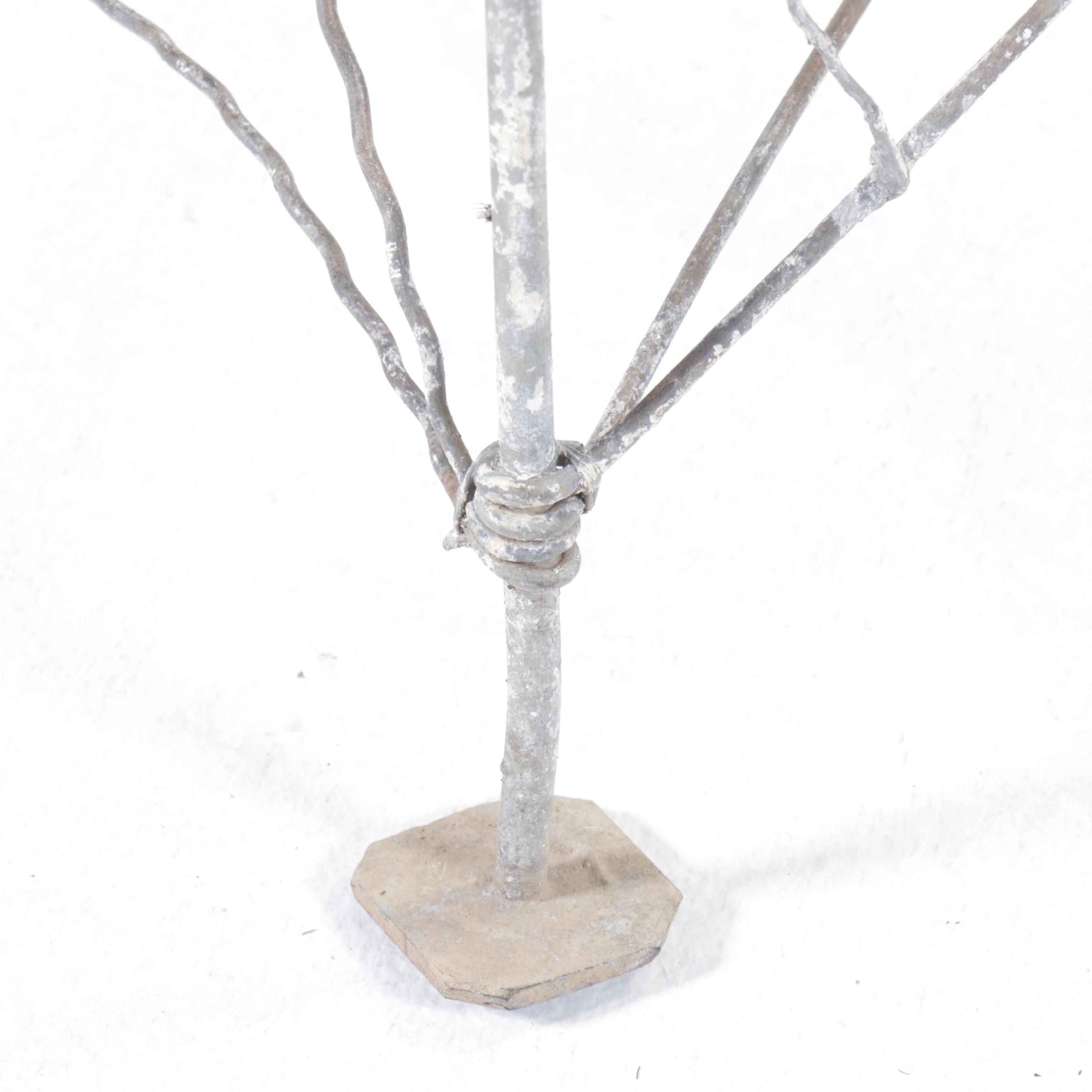 French Wire Style Garden Bench, 20th Century