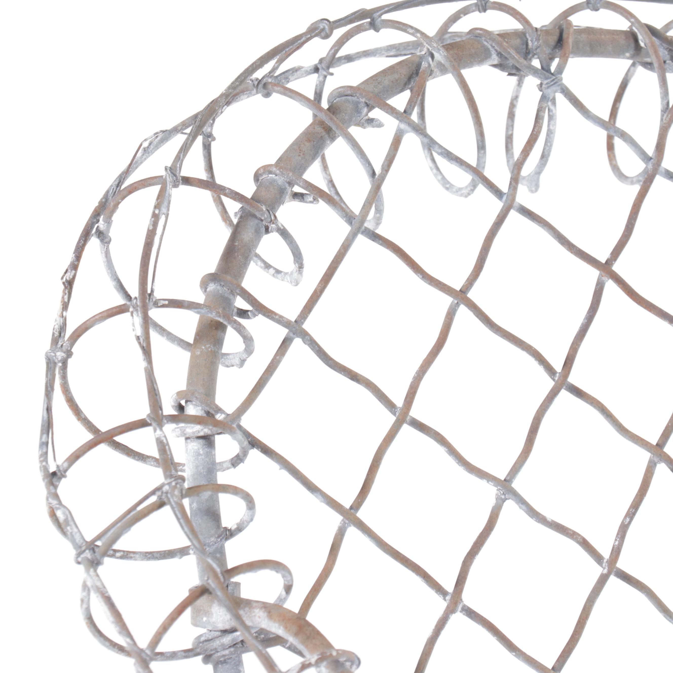 French Wire Style Garden Bench, 20th Century