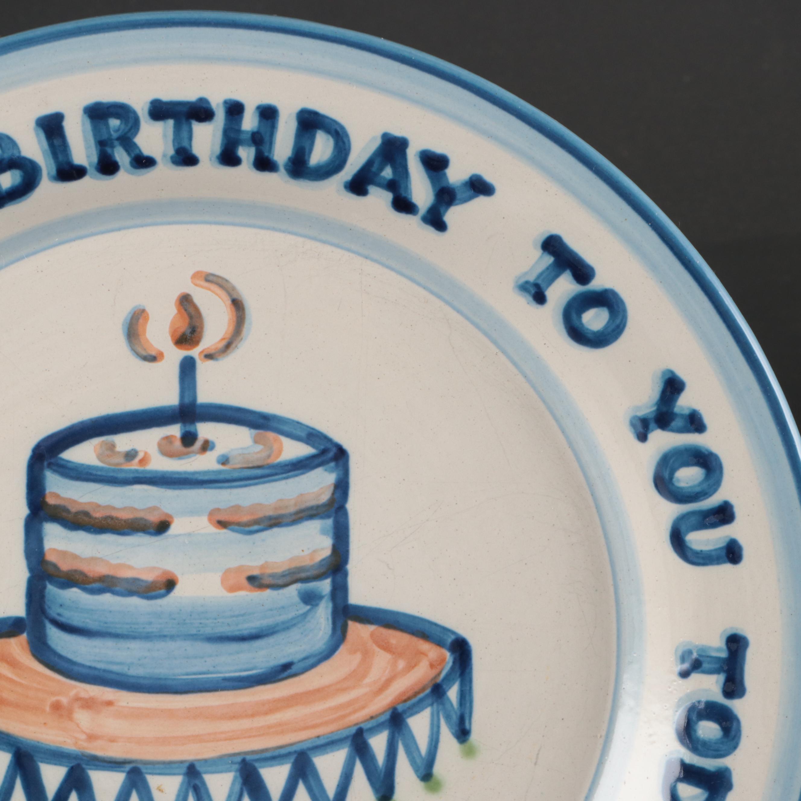 Williams-Sonoma Embroidered Cotton Table Linens with Ceramic Cups and Charger