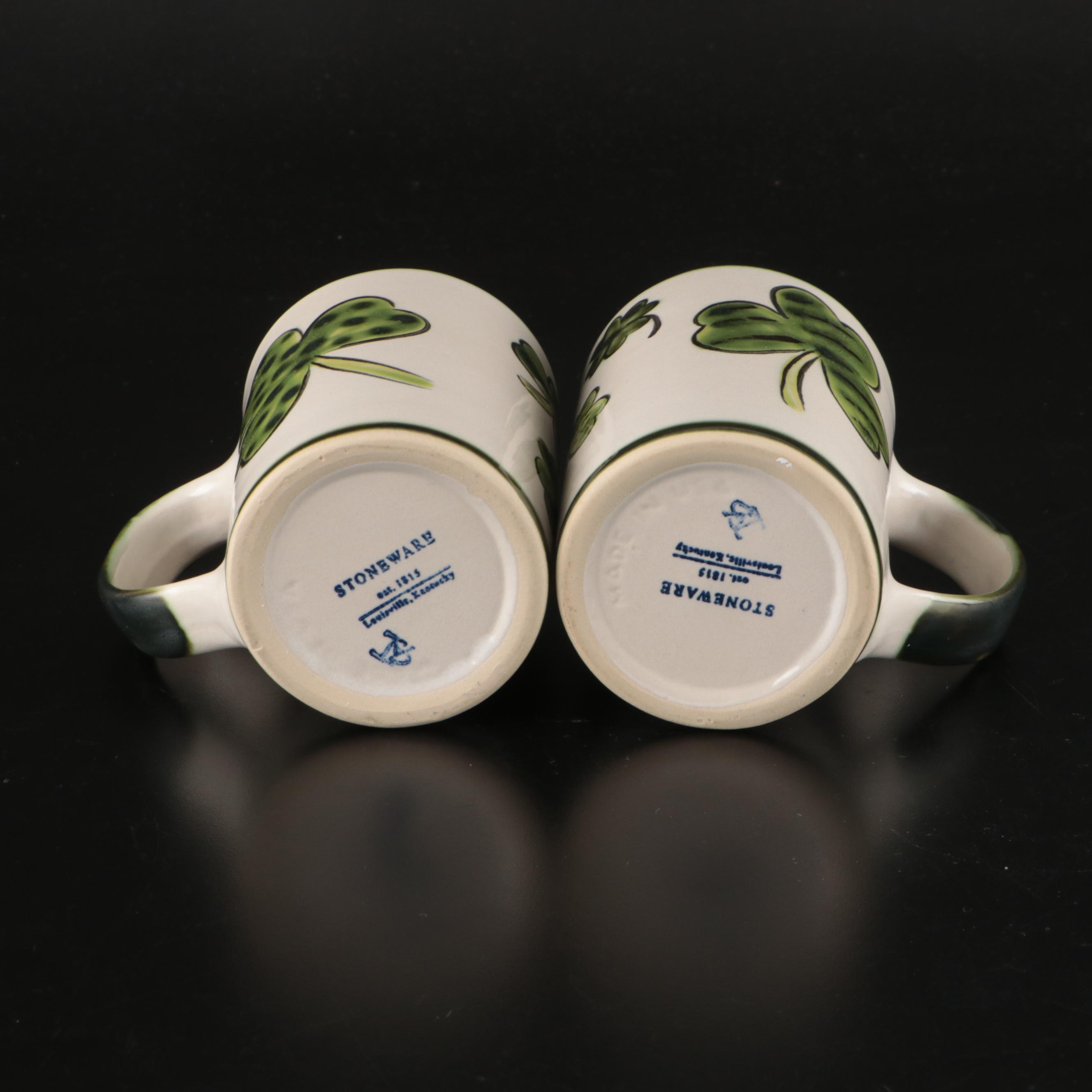 Williams-Sonoma Embroidered Cotton Table Linens with Ceramic Cups and Charger