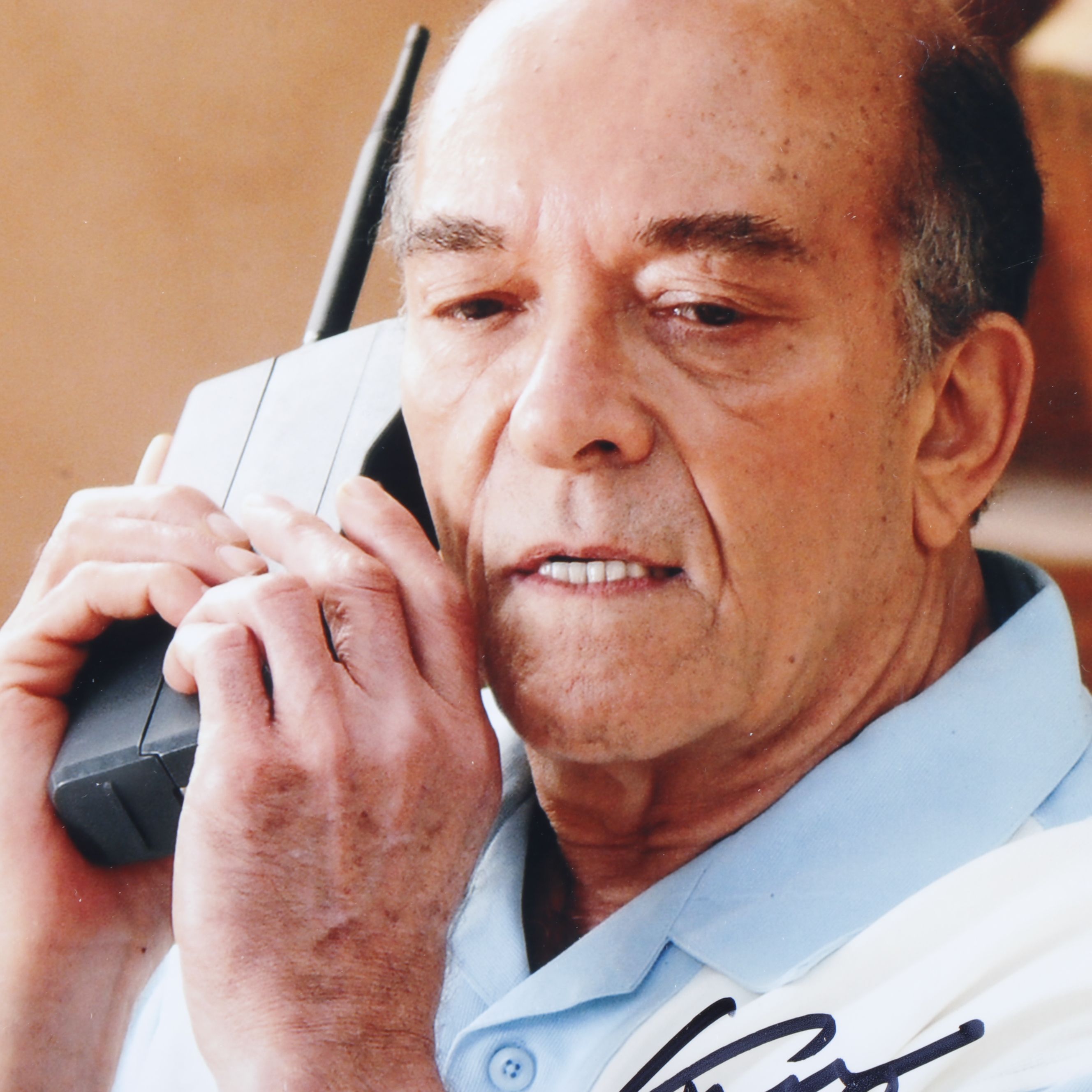 Mark Margolis Signed “Breaking Bad” Print in Matted Frame, JSA