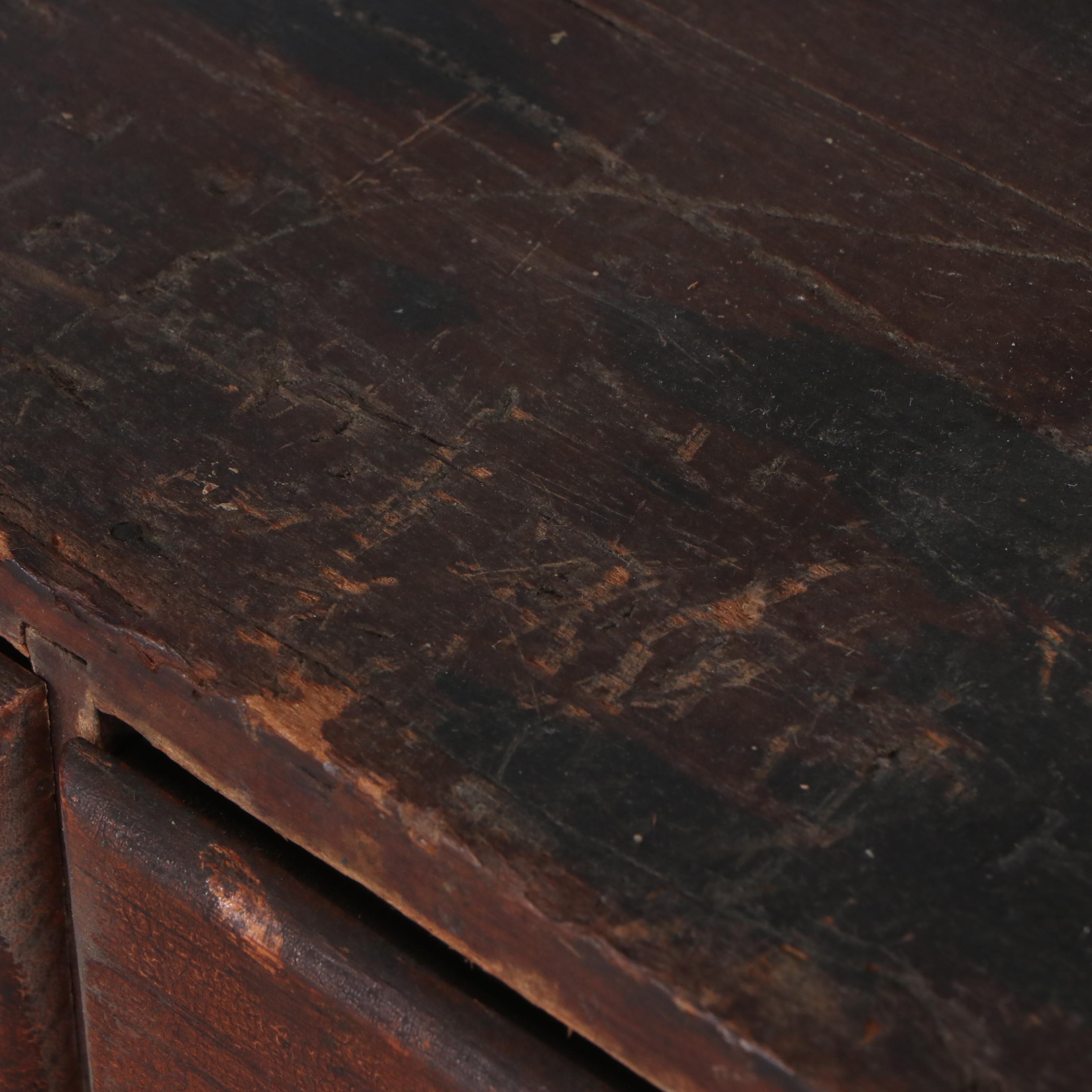 Antique Oak 27 Drawer File Cabinet