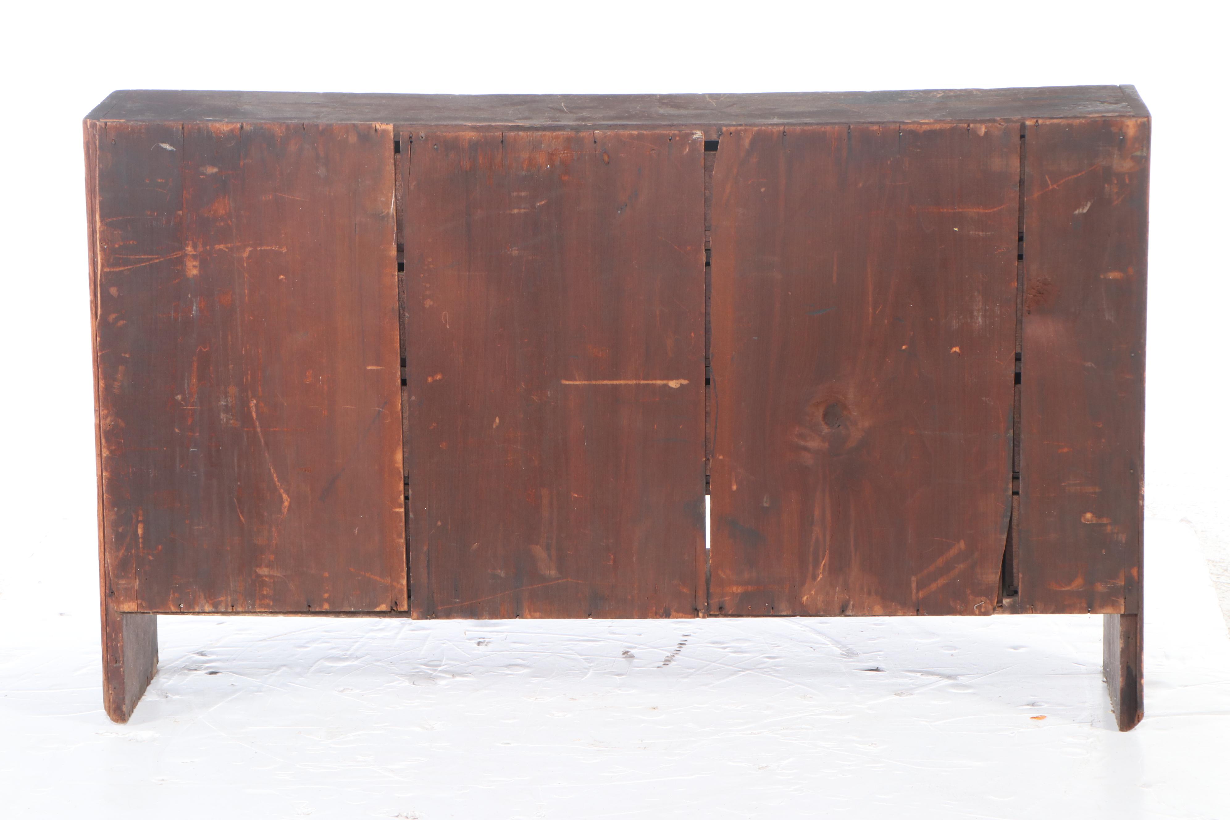 Antique Oak 27 Drawer File Cabinet