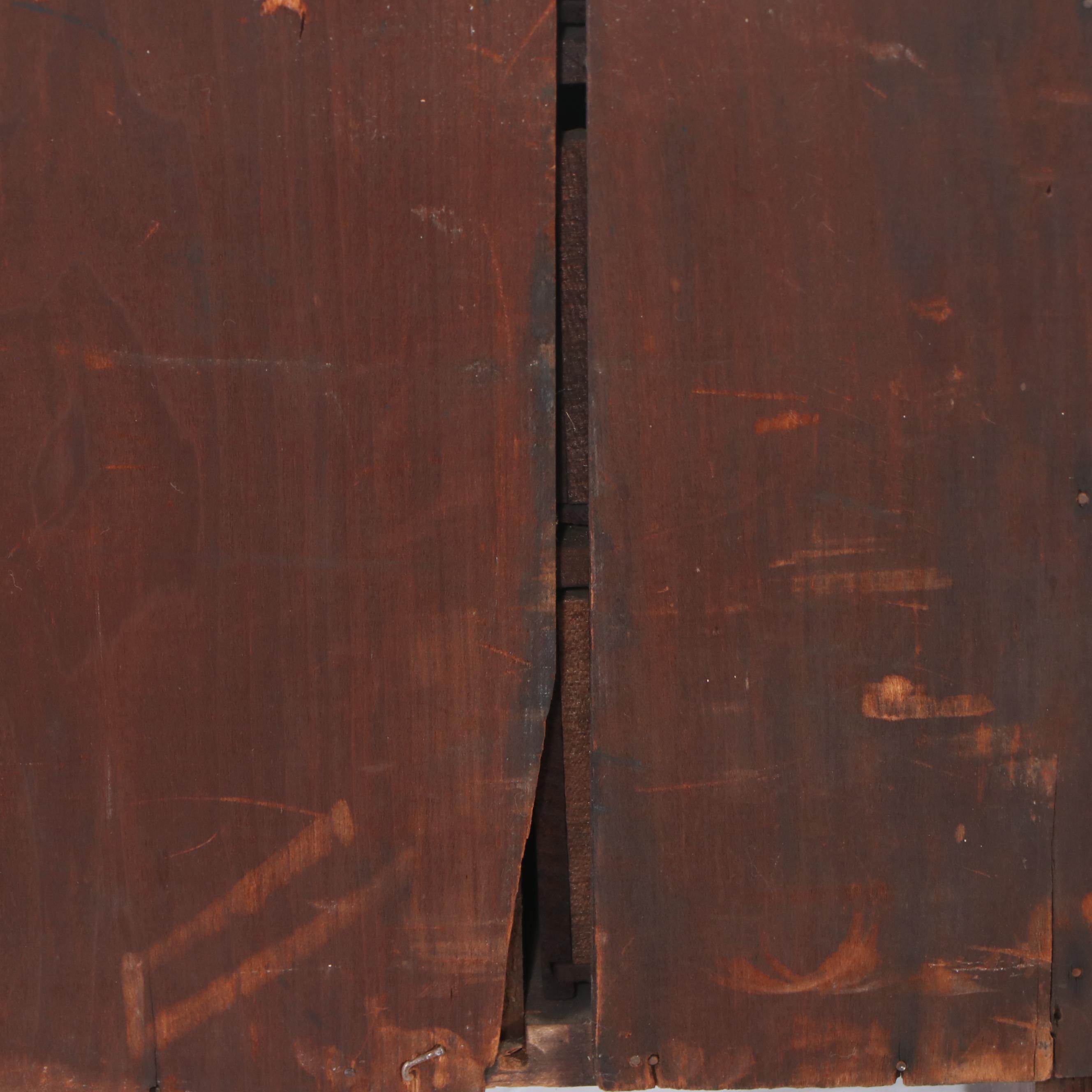 Antique Oak 27 Drawer File Cabinet