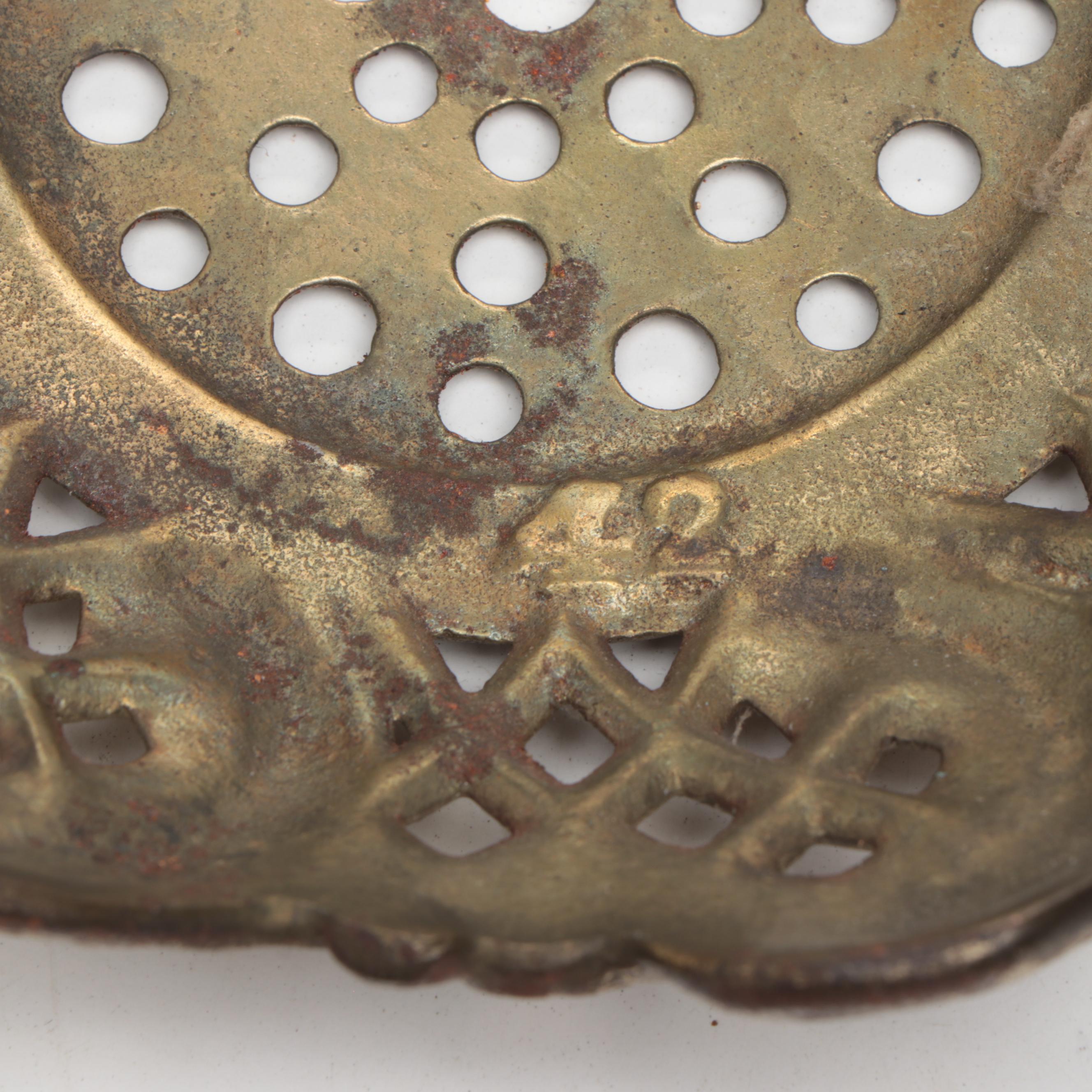 American Cast Brass and Gilt Metal Lamp Base Stands, Early to Mid-20th Century