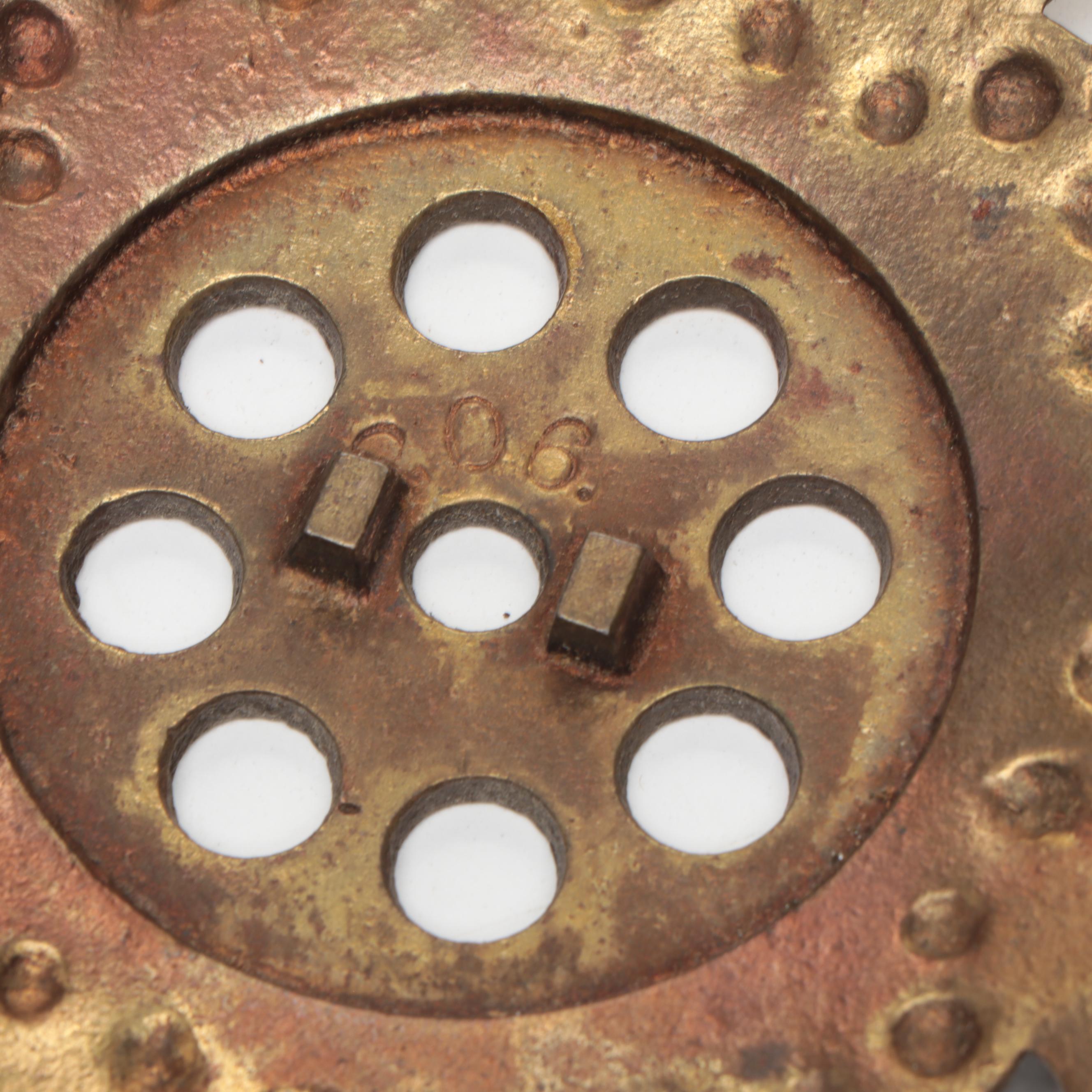 American Cast Brass and Gilt Metal Lamp Base Stands, Early to Mid-20th Century