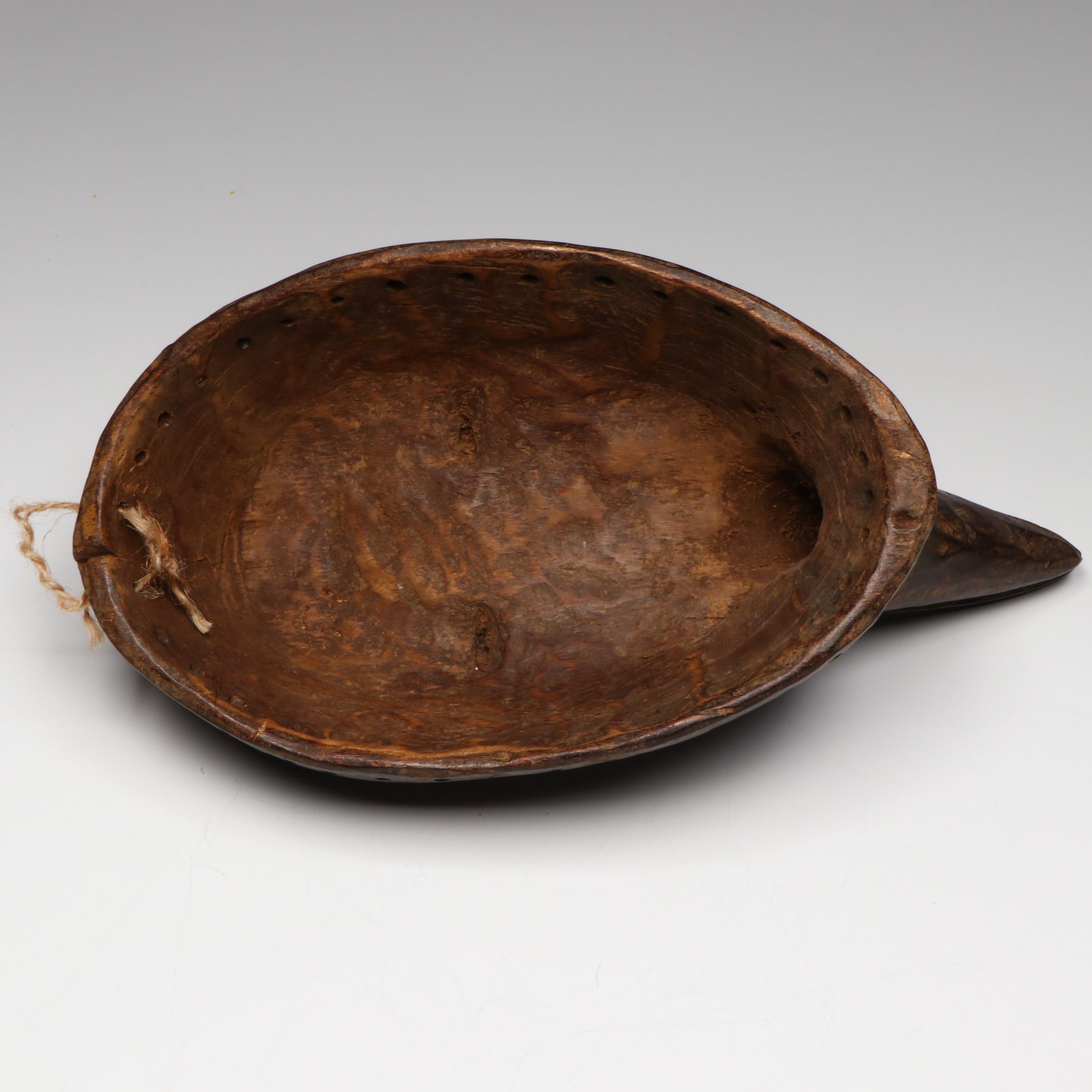 Vintage West African Ivory Coast Dan Poro Society "Gägon" Bird Spirit Mask