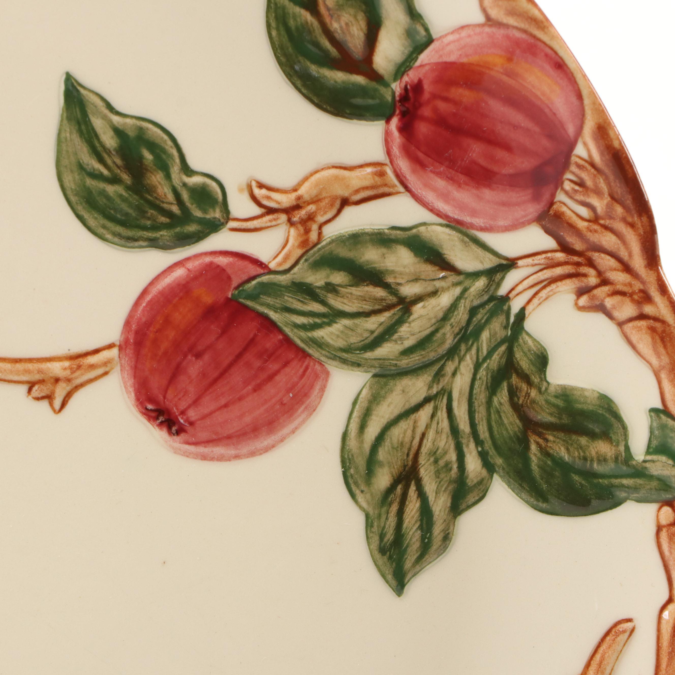 Franciscan "Apple" with Other Ceramic Tom Turkey Platter, 20th Century