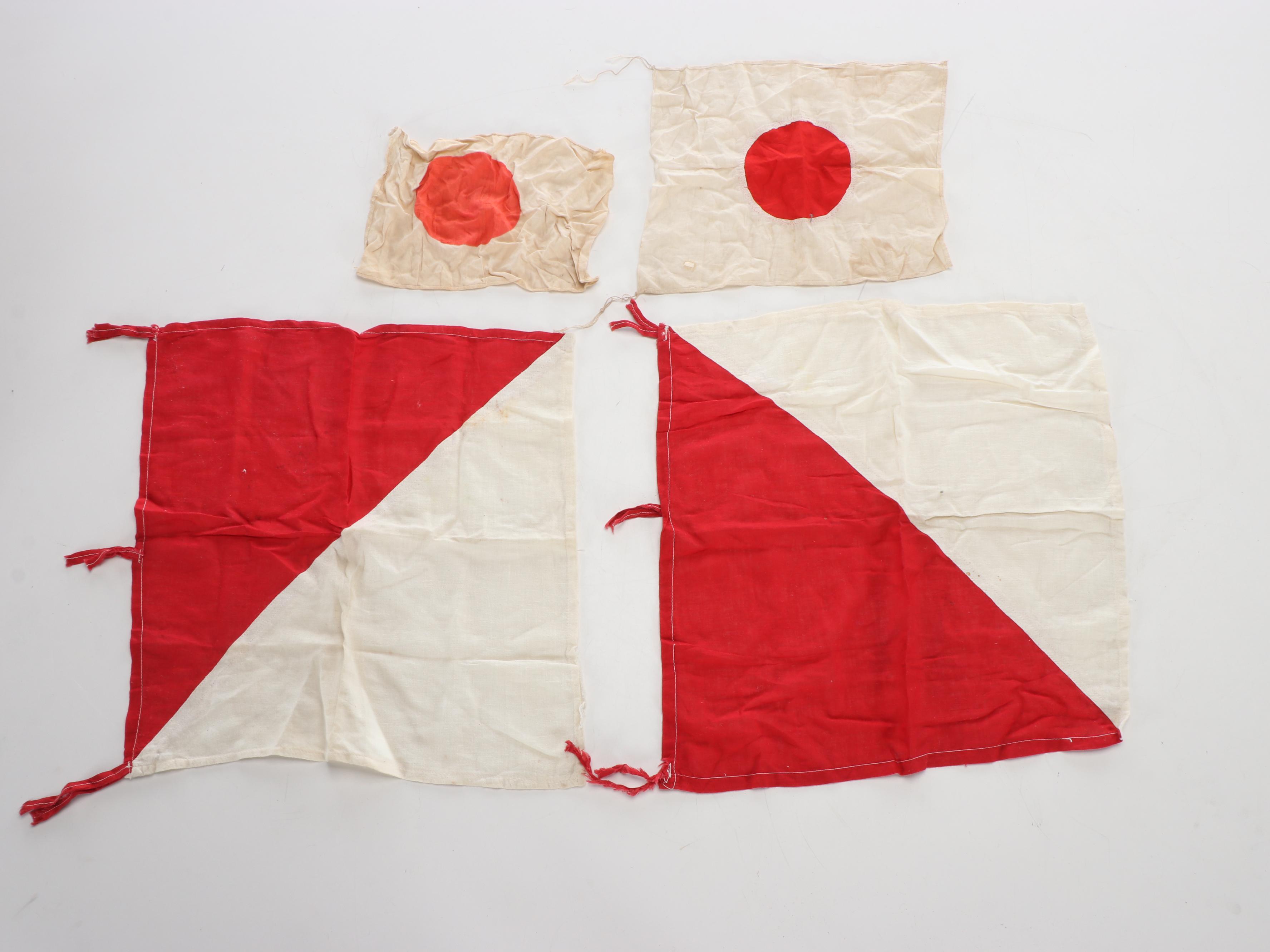 World War II Era Memorabilia Featuring US Army Bags and Photos inside Wood Trunk