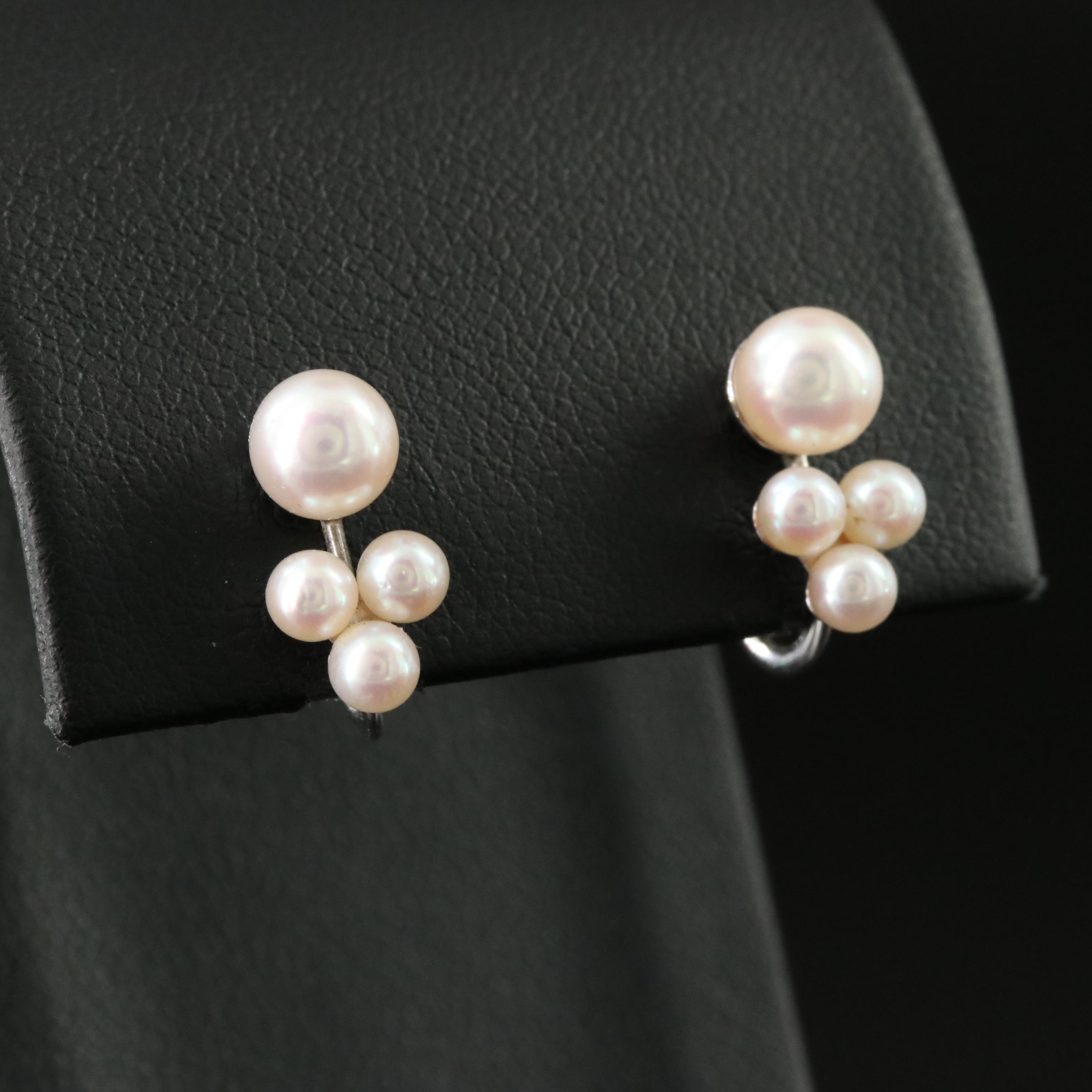 14K Pearl Earrings